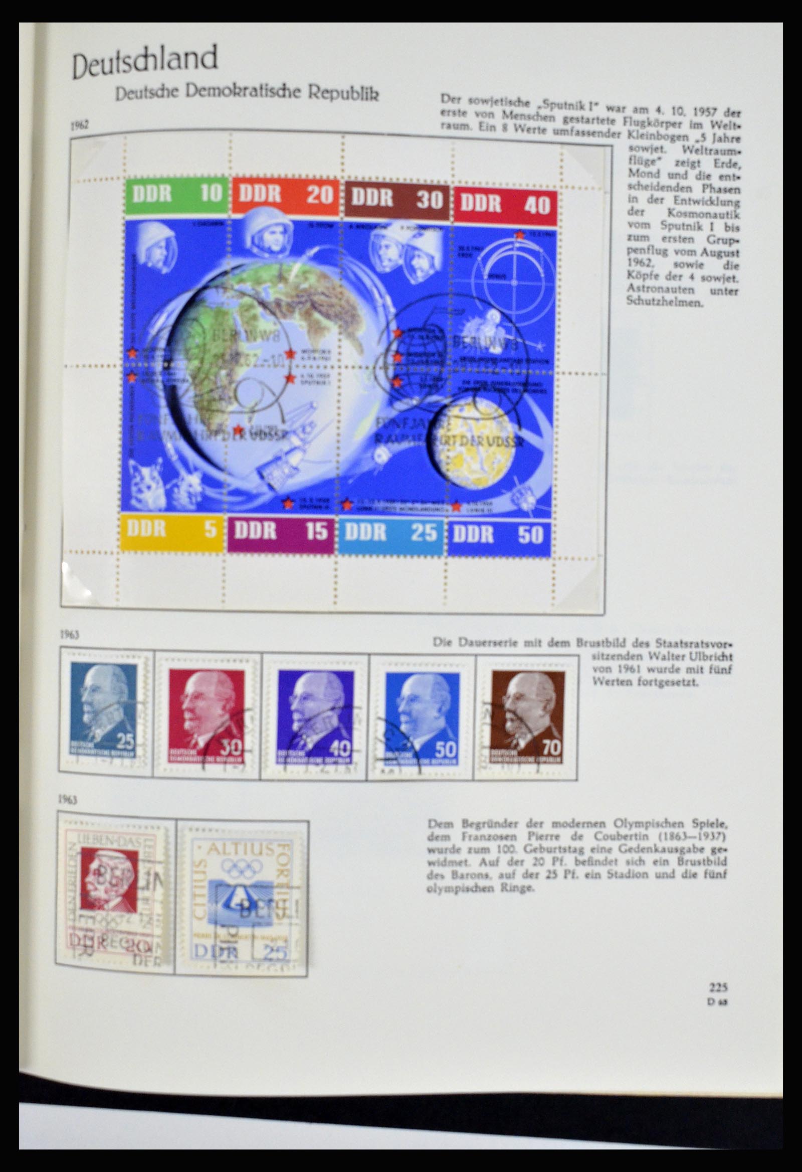 36609 097 - Postzegelverzameling 36609 Duitsland 1952-1975.