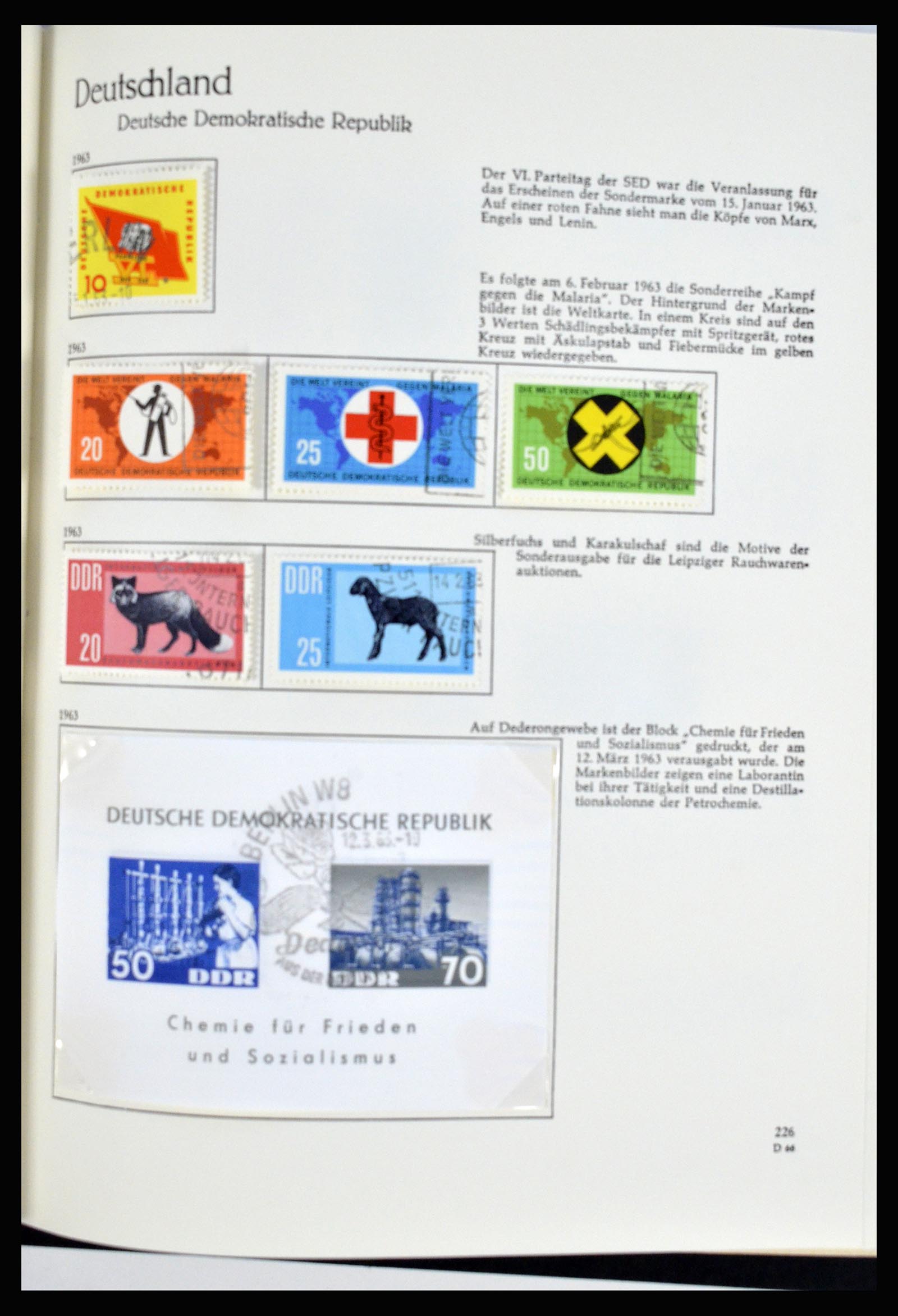 36609 098 - Postzegelverzameling 36609 Duitsland 1952-1975.