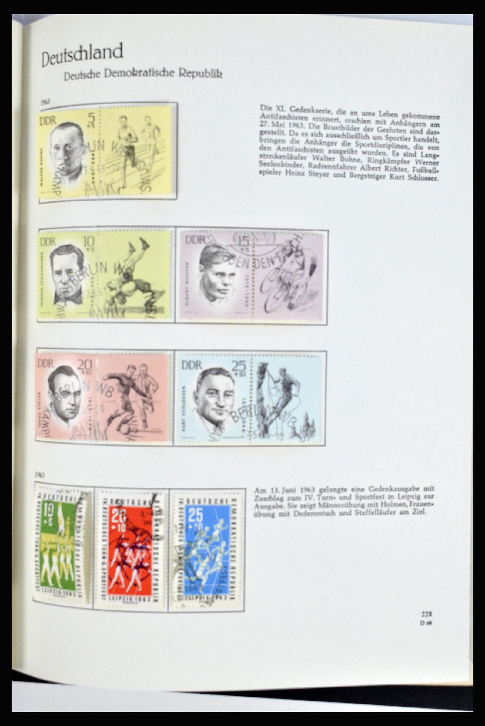 36609 100 - Postzegelverzameling 36609 Duitsland 1952-1975.