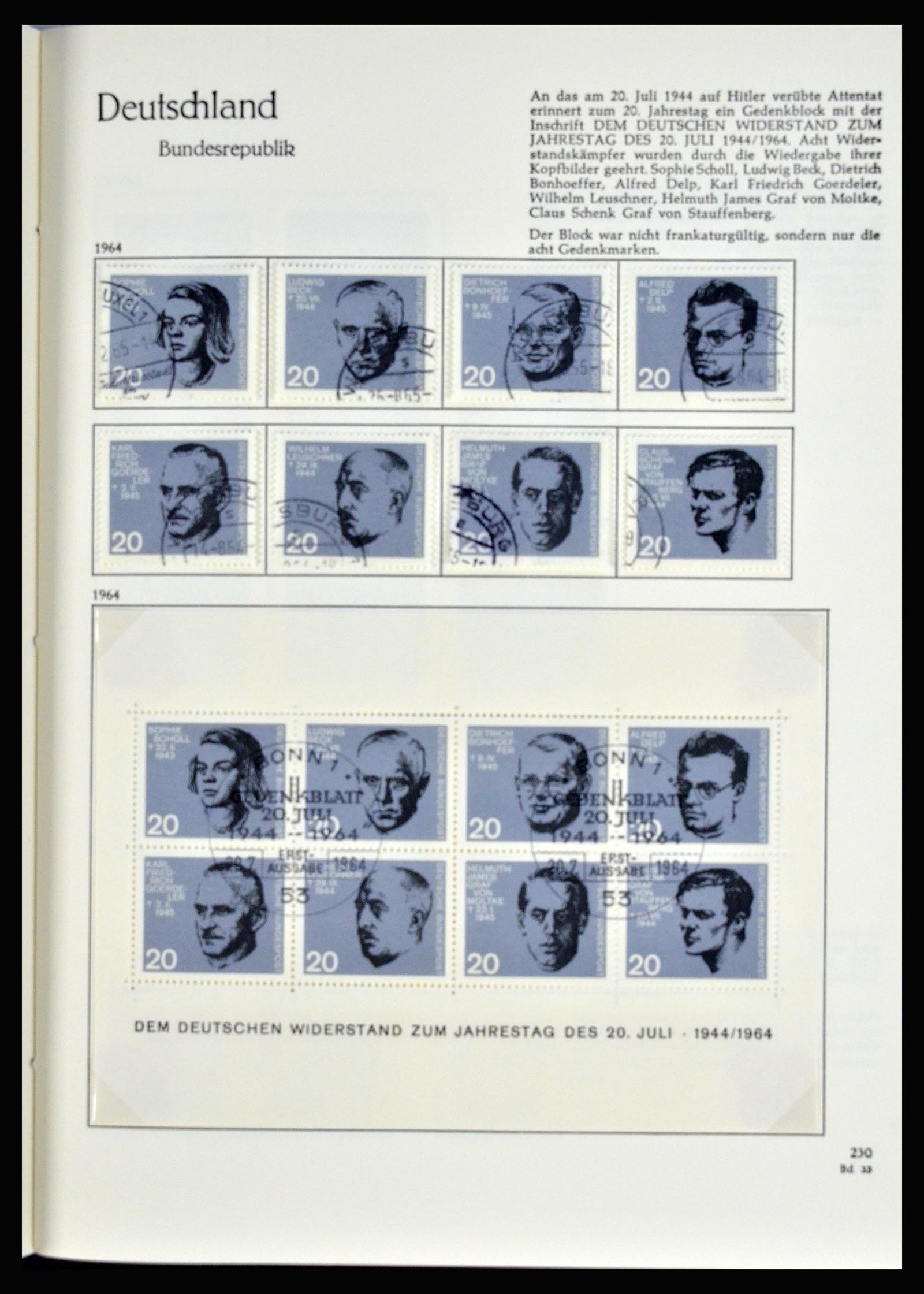 36609 102 - Postzegelverzameling 36609 Duitsland 1952-1975.