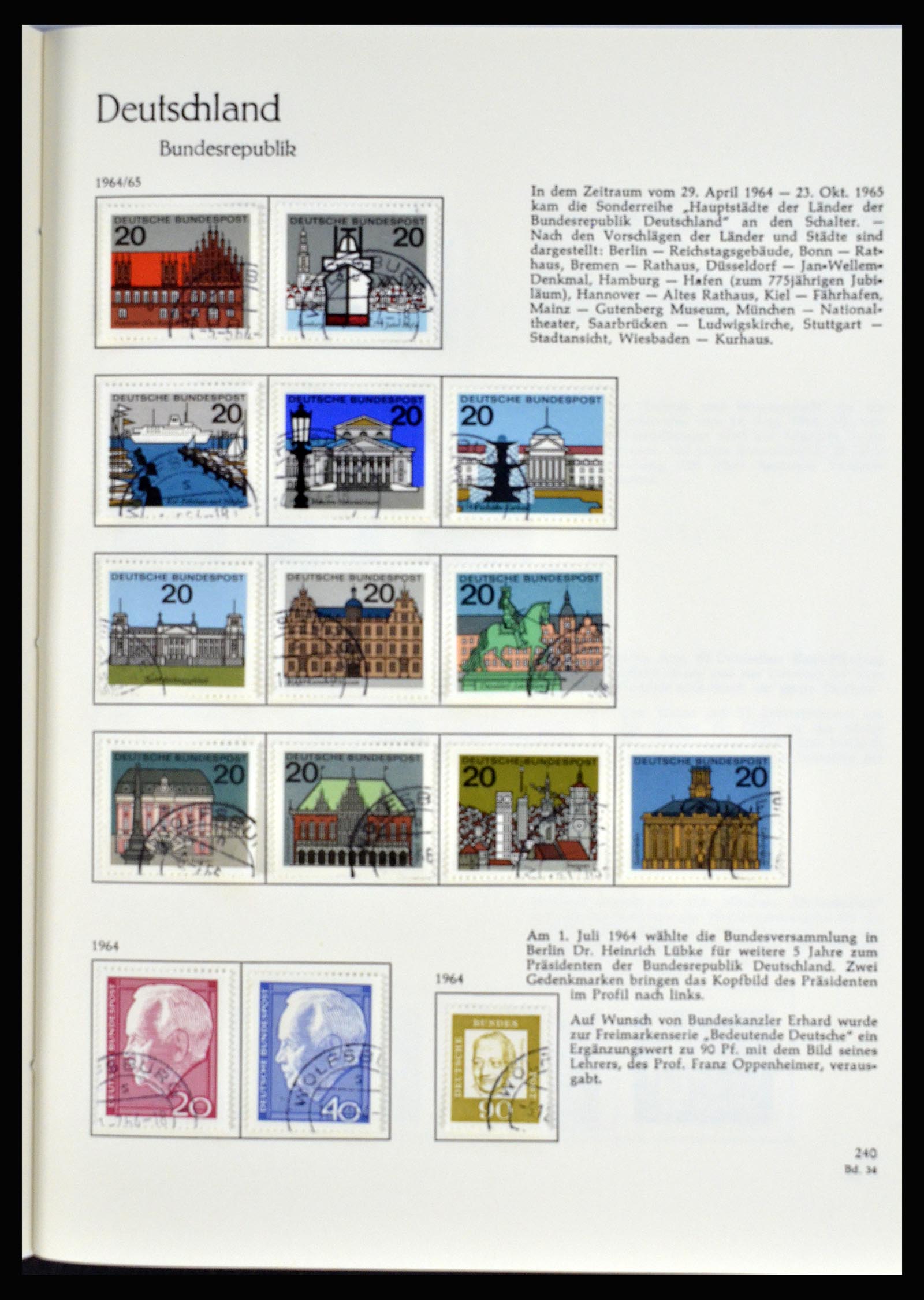 36609 103 - Postzegelverzameling 36609 Duitsland 1952-1975.