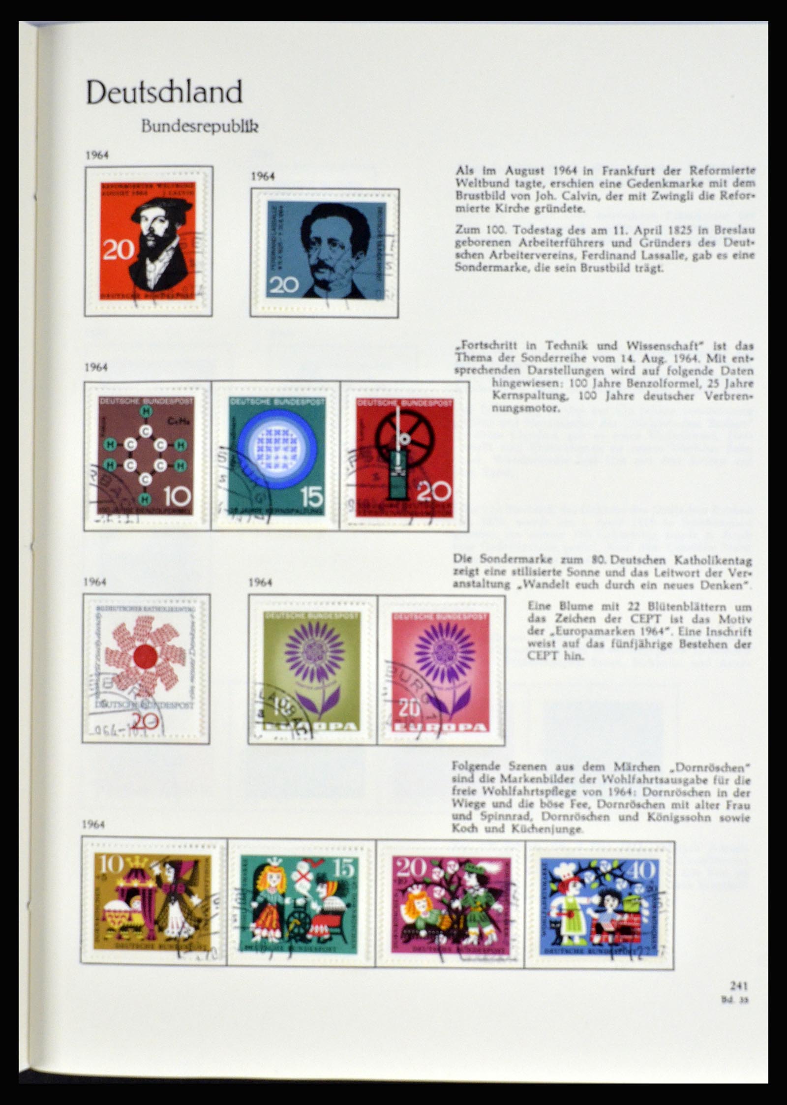 36609 104 - Postzegelverzameling 36609 Duitsland 1952-1975.