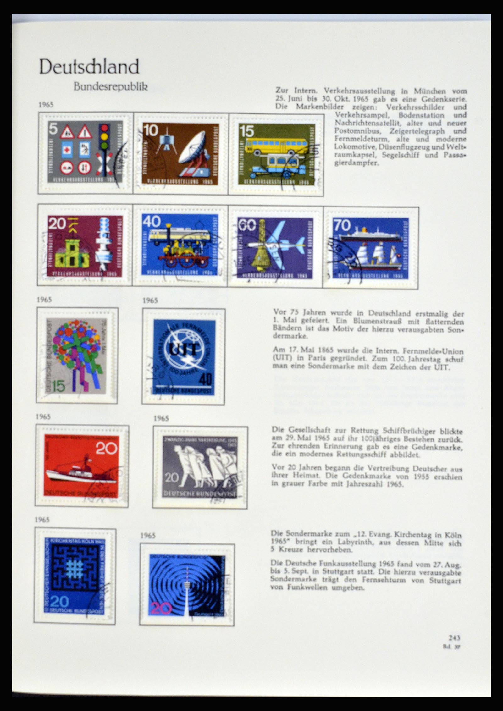 36609 105 - Postzegelverzameling 36609 Duitsland 1952-1975.