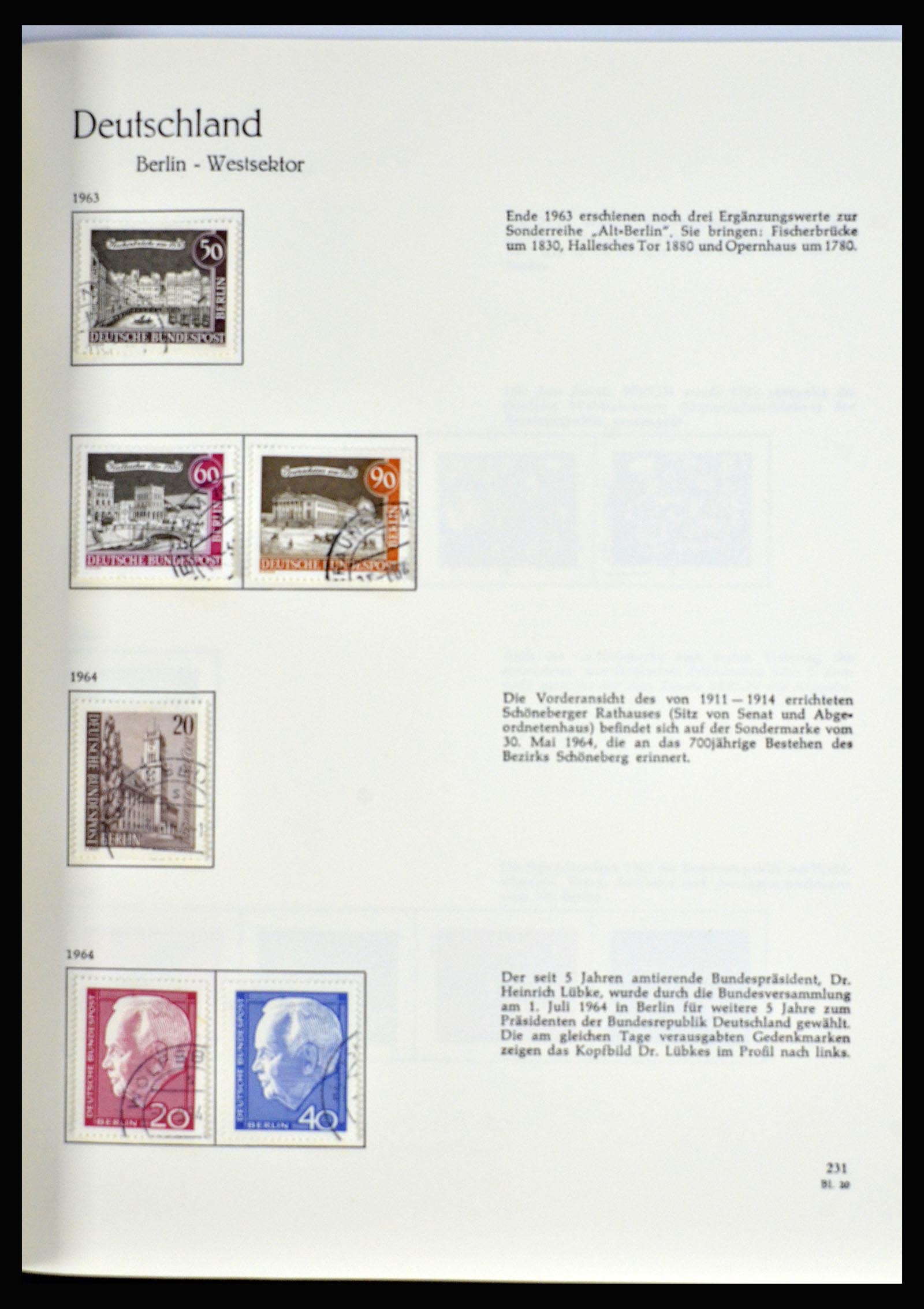 36609 106 - Postzegelverzameling 36609 Duitsland 1952-1975.