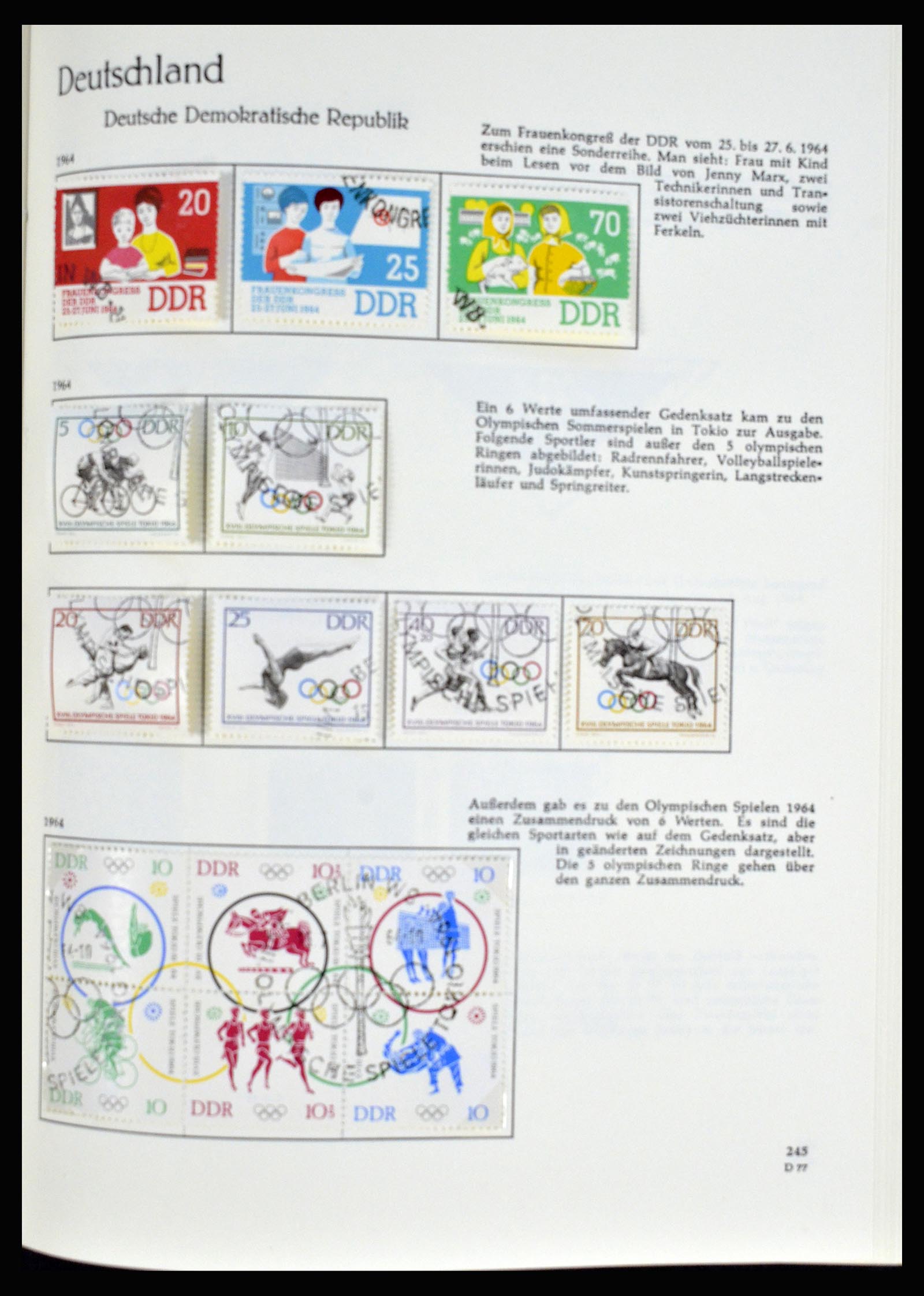 36609 116 - Postzegelverzameling 36609 Duitsland 1952-1975.