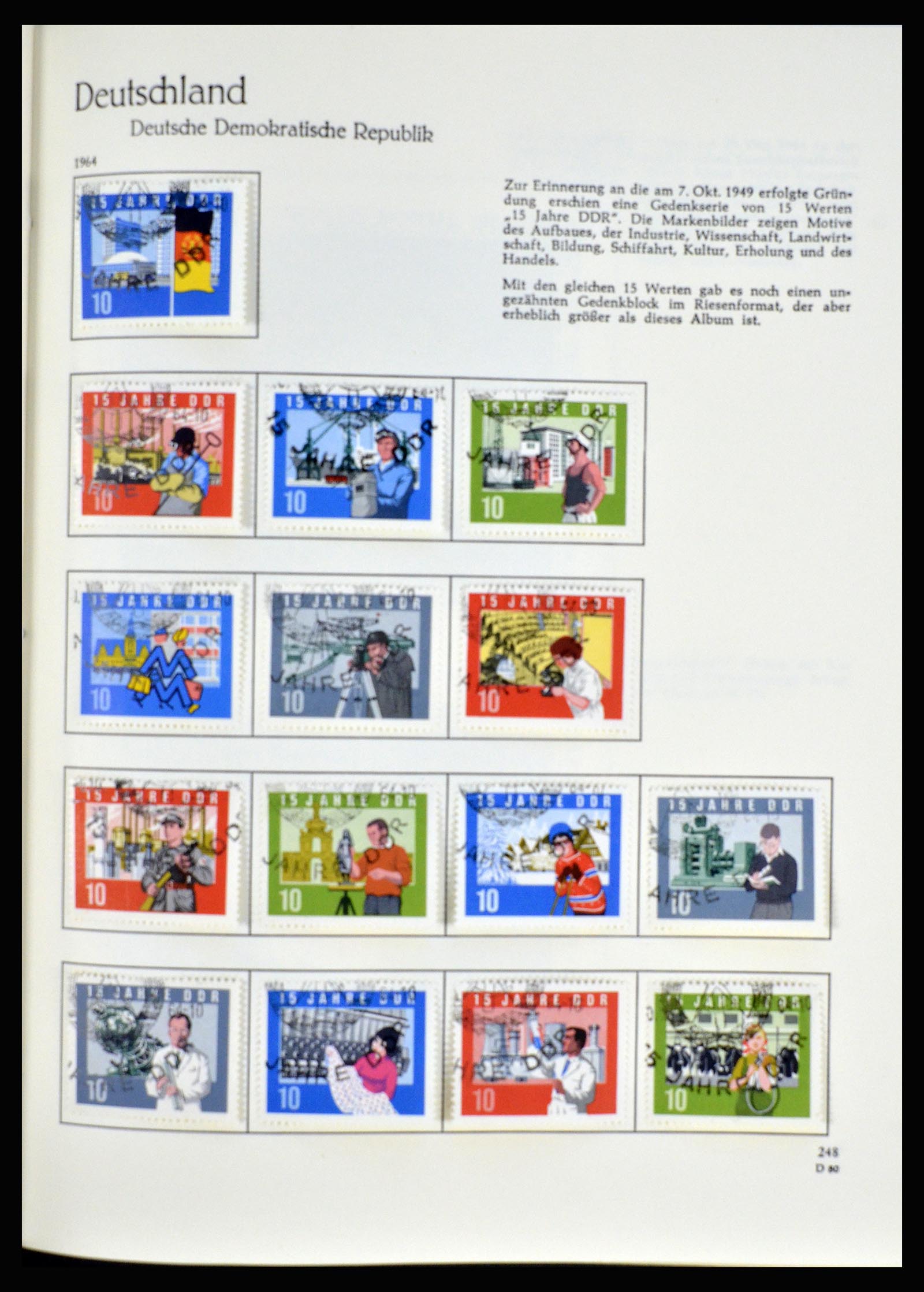 36609 119 - Postzegelverzameling 36609 Duitsland 1952-1975.