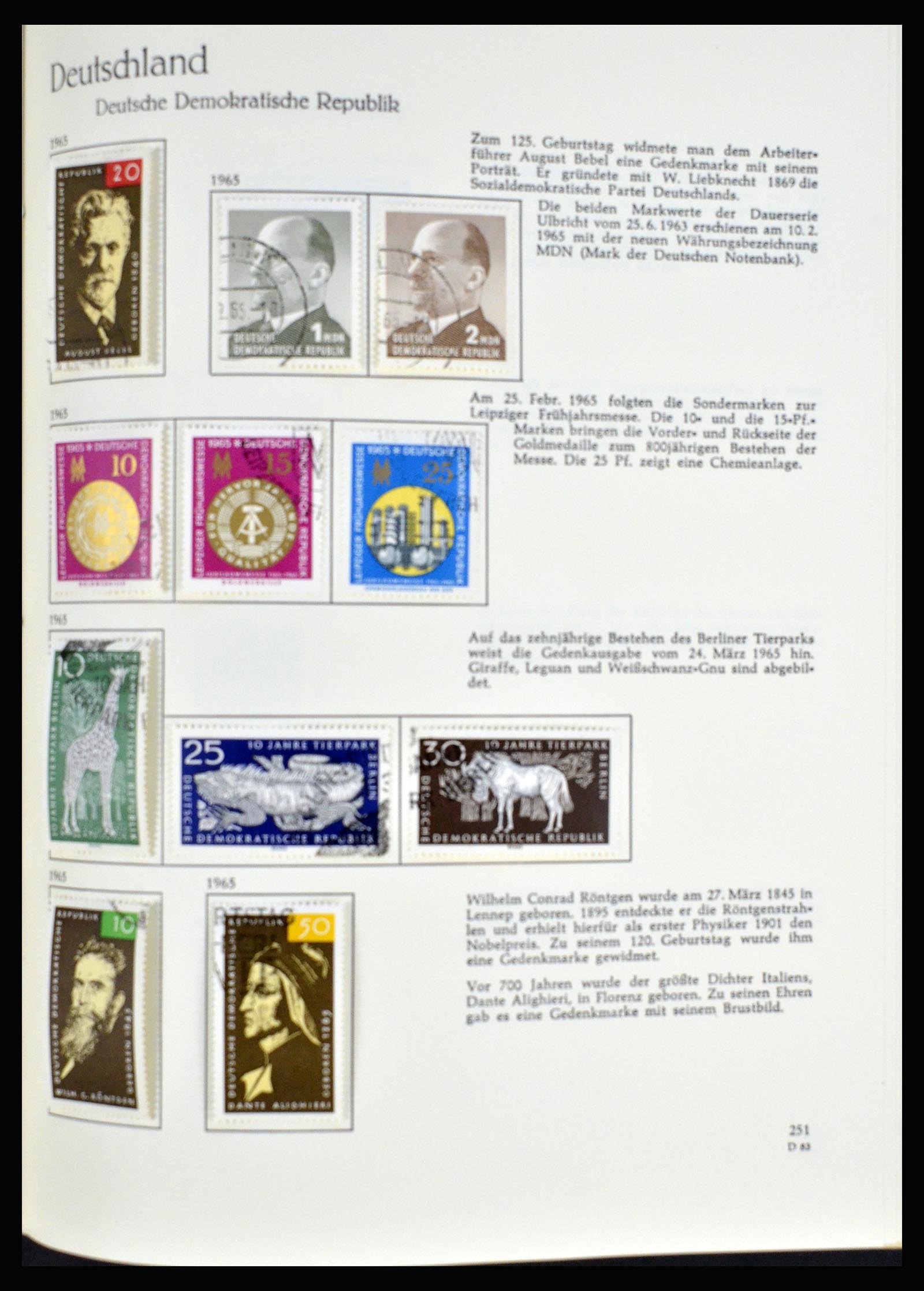 36609 122 - Postzegelverzameling 36609 Duitsland 1952-1975.