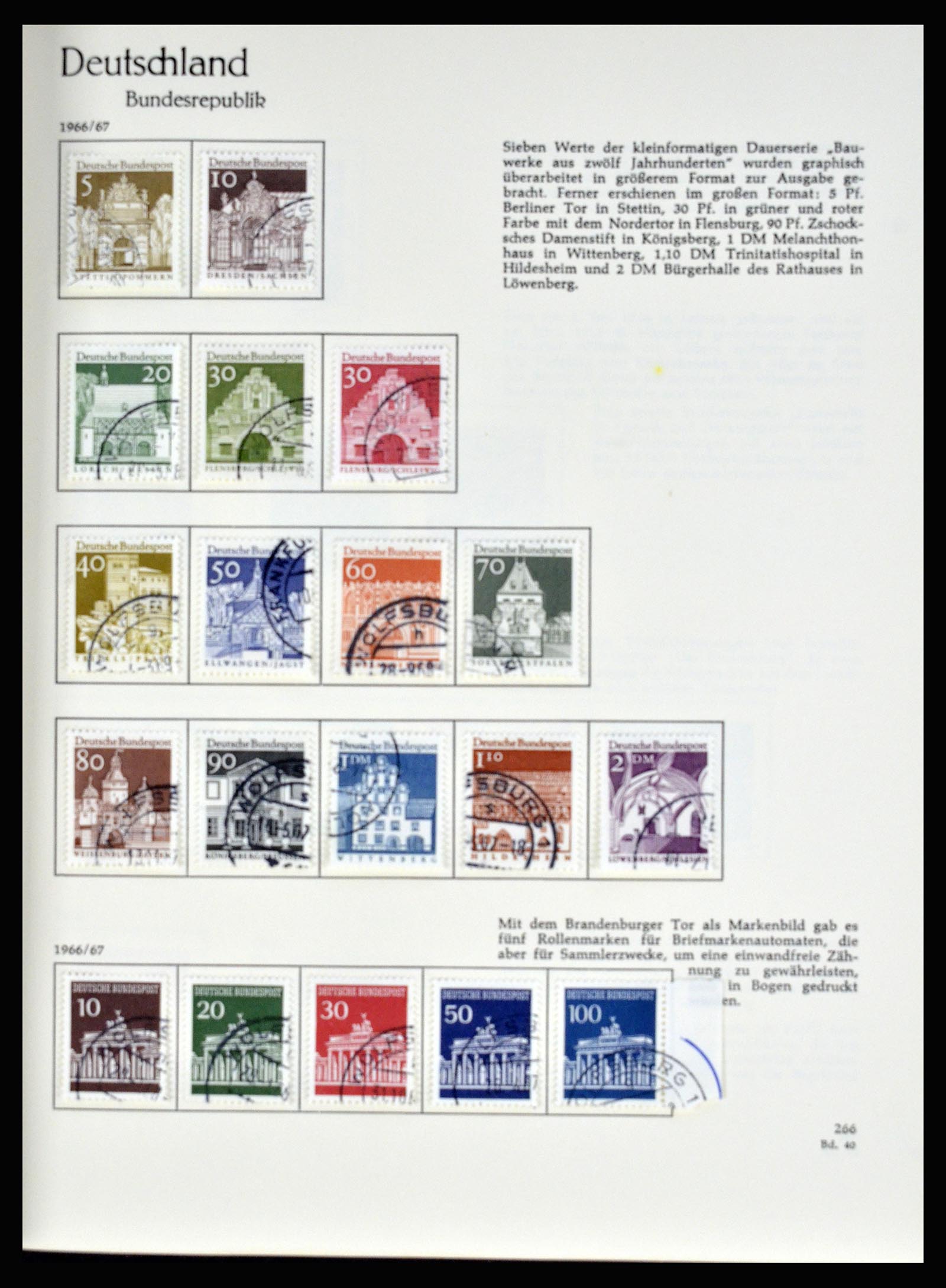 36609 128 - Postzegelverzameling 36609 Duitsland 1952-1975.