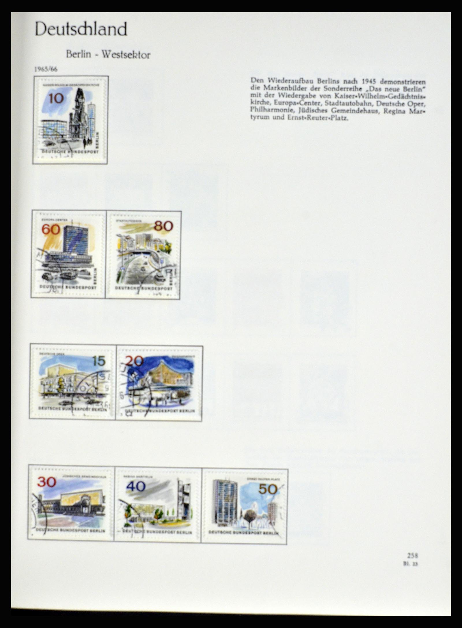 36609 132 - Postzegelverzameling 36609 Duitsland 1952-1975.