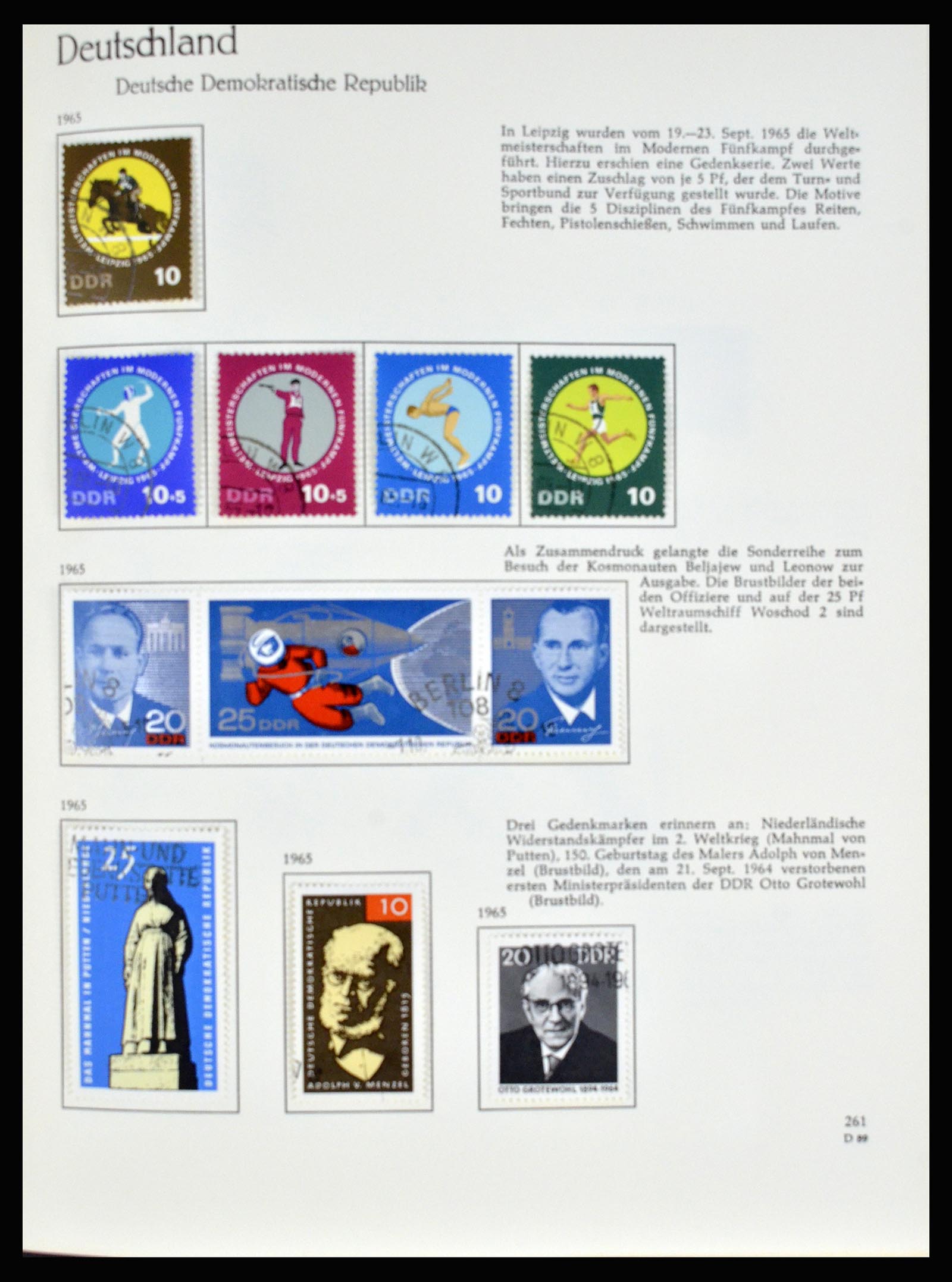 36609 138 - Postzegelverzameling 36609 Duitsland 1952-1975.