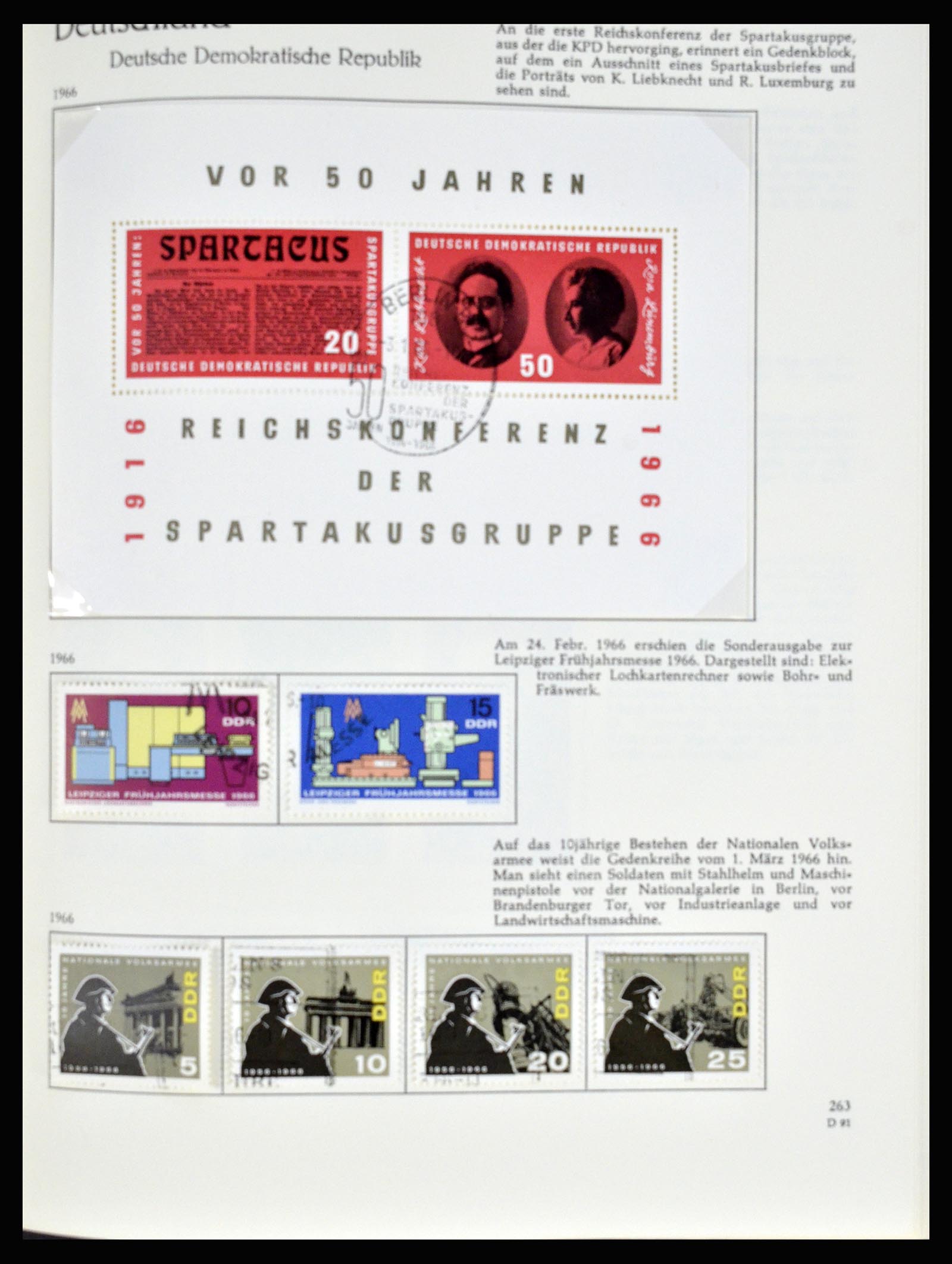 36609 139 - Postzegelverzameling 36609 Duitsland 1952-1975.