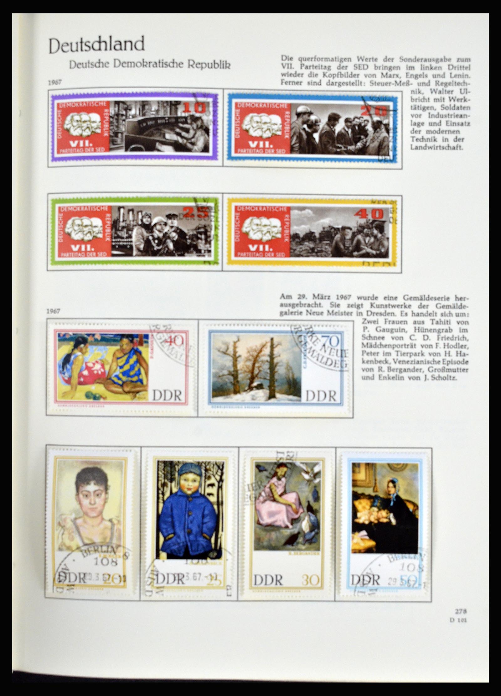 36609 149 - Postzegelverzameling 36609 Duitsland 1952-1975.