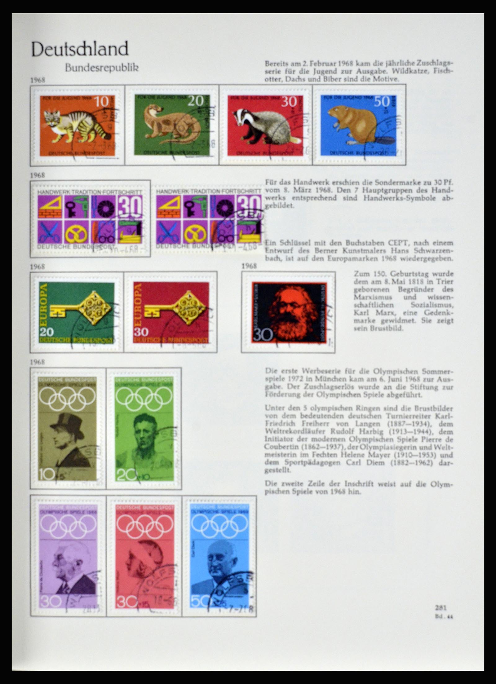 36609 153 - Postzegelverzameling 36609 Duitsland 1952-1975.