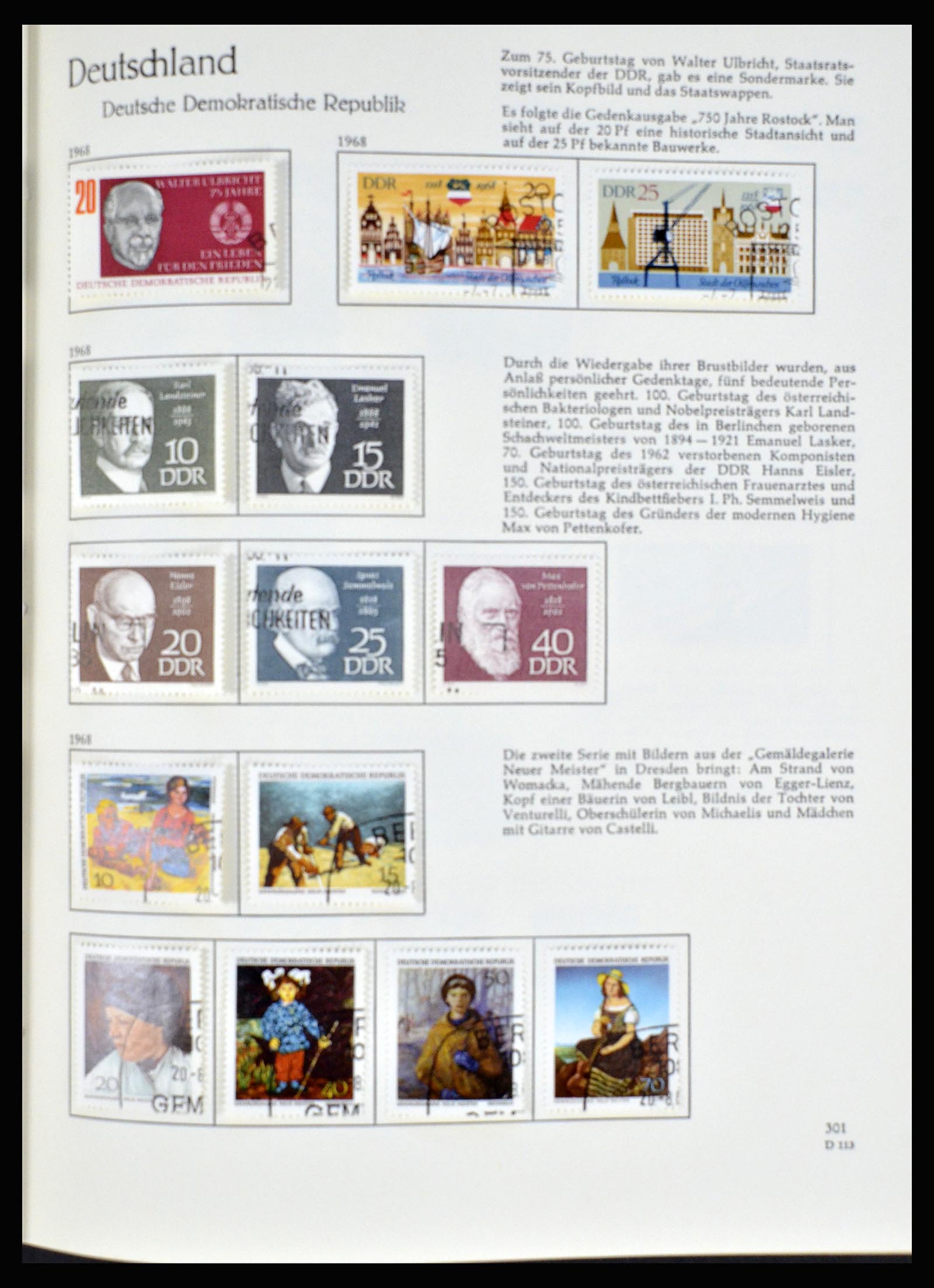 36609 175 - Postzegelverzameling 36609 Duitsland 1952-1975.