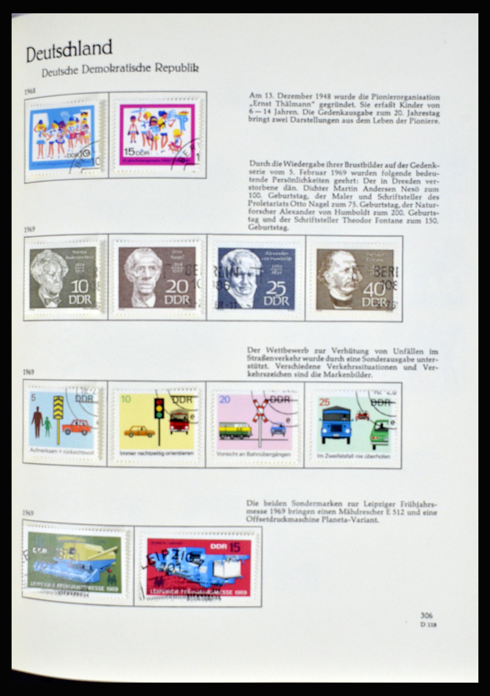 36609 180 - Postzegelverzameling 36609 Duitsland 1952-1975.