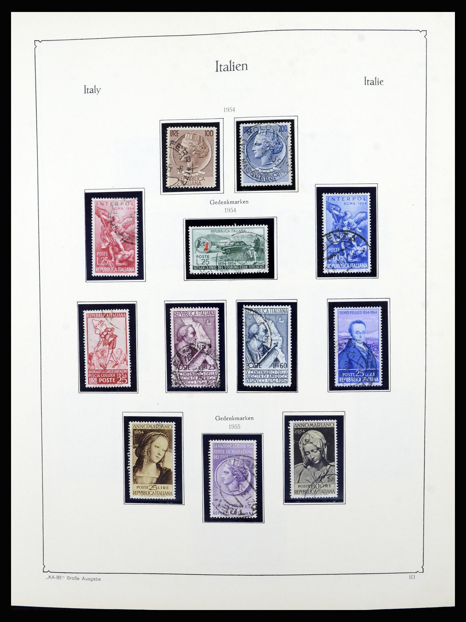 36632 082 - Postzegelverzameling 36632 Italy 1861-1977.