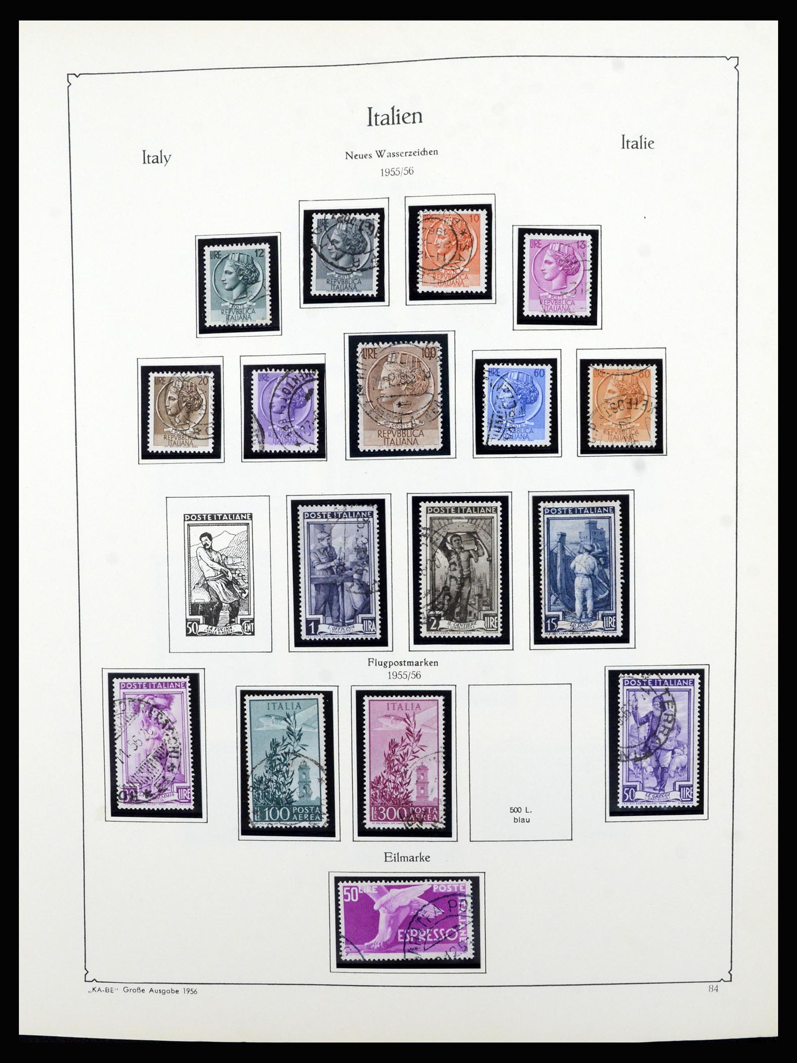 36632 083 - Postzegelverzameling 36632 Italy 1861-1977.