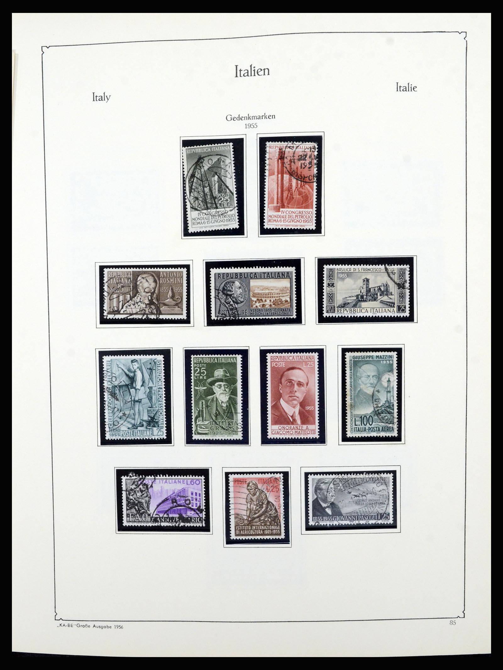 36632 084 - Postzegelverzameling 36632 Italy 1861-1977.