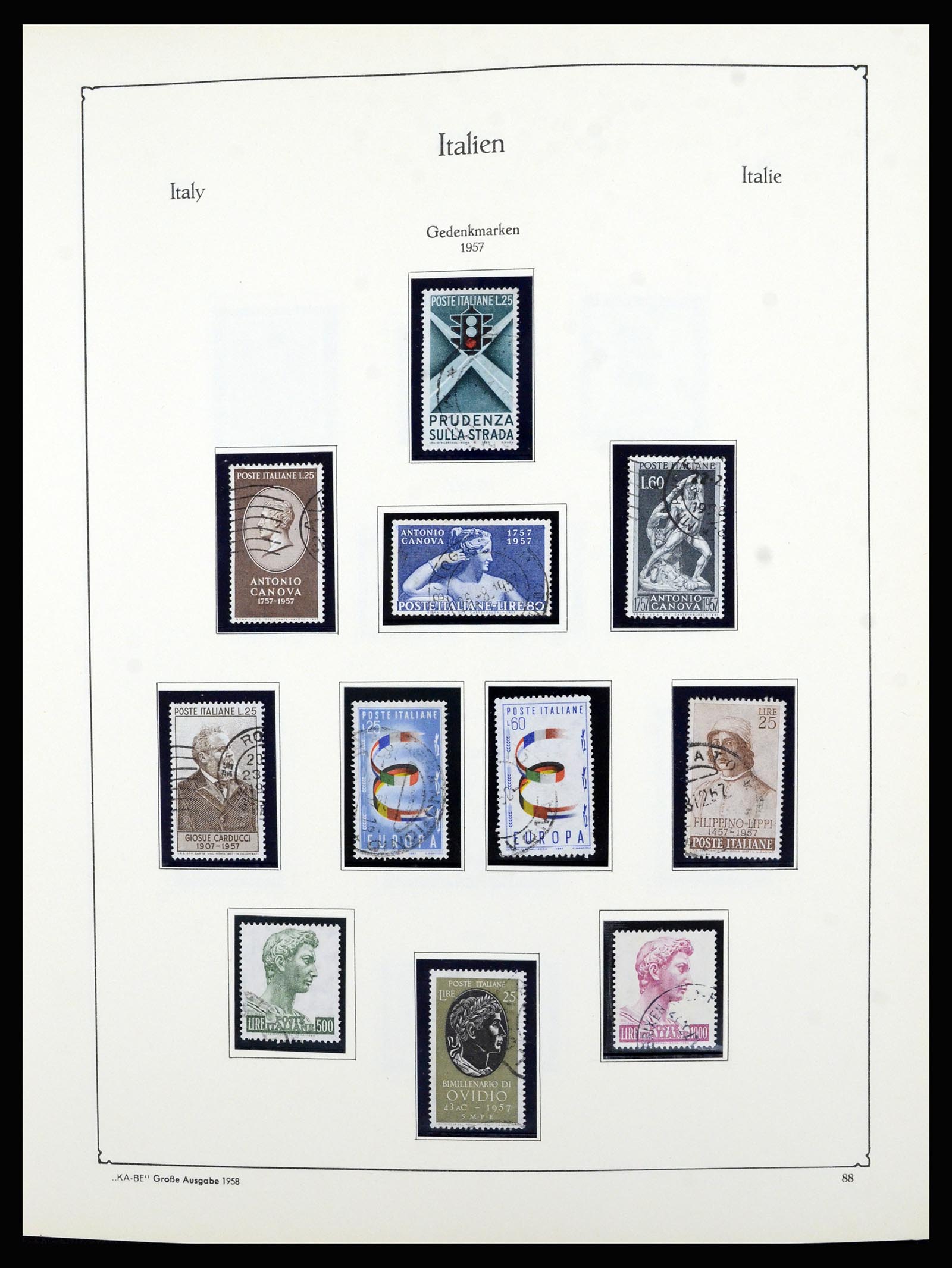 36632 087 - Postzegelverzameling 36632 Italy 1861-1977.