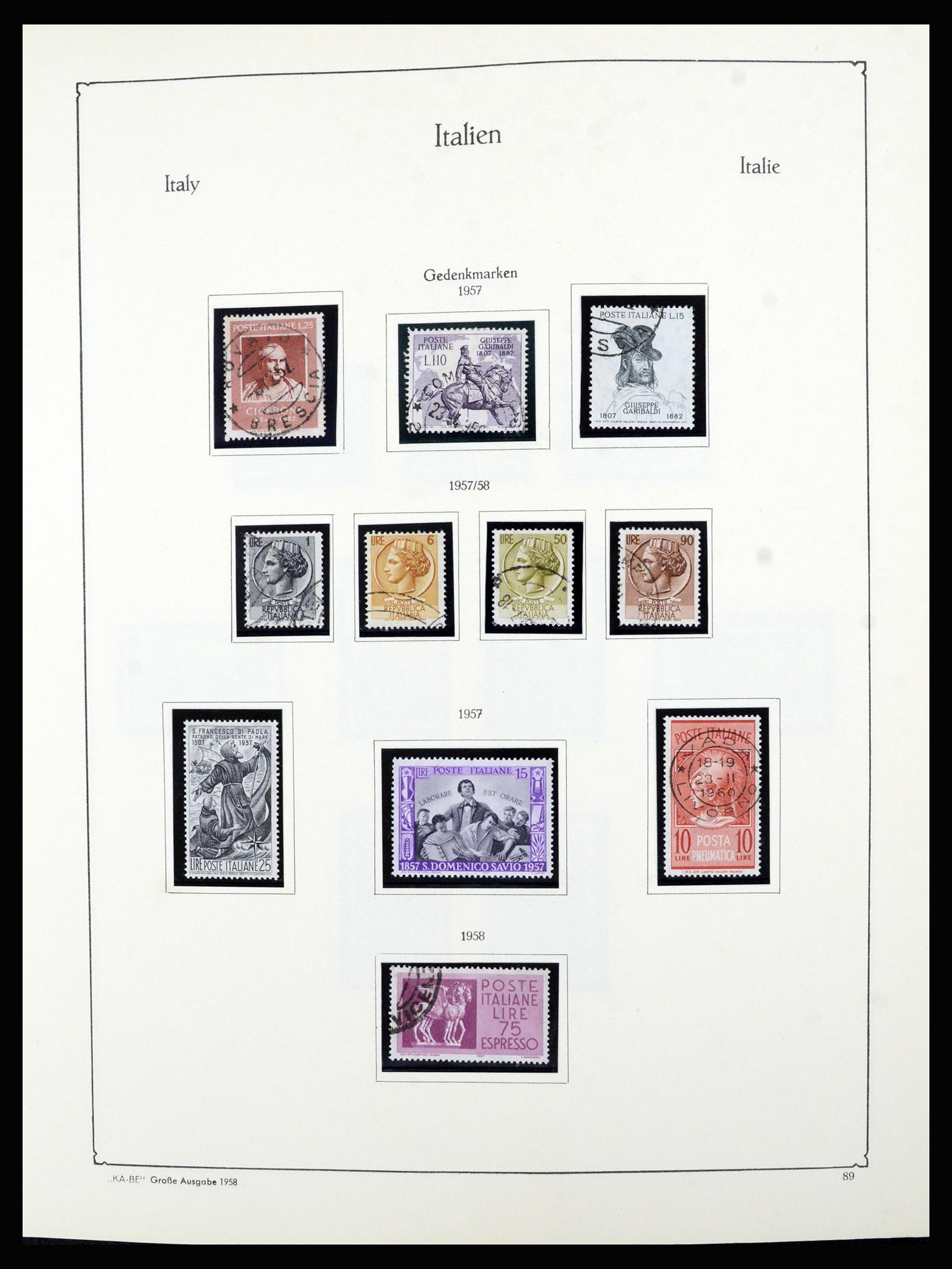 36632 088 - Postzegelverzameling 36632 Italy 1861-1977.