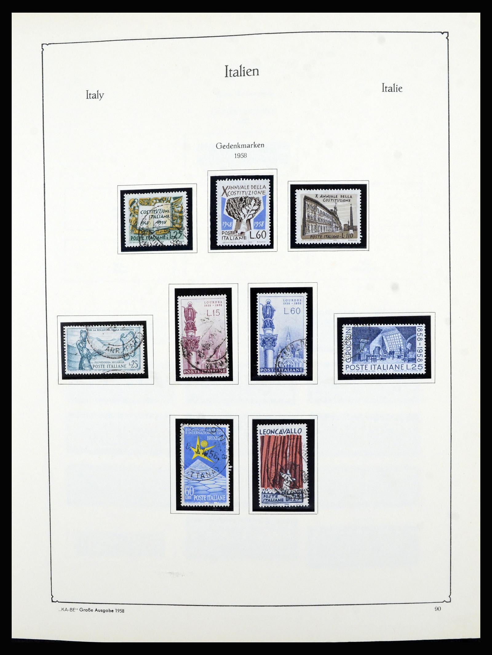 36632 089 - Postzegelverzameling 36632 Italy 1861-1977.