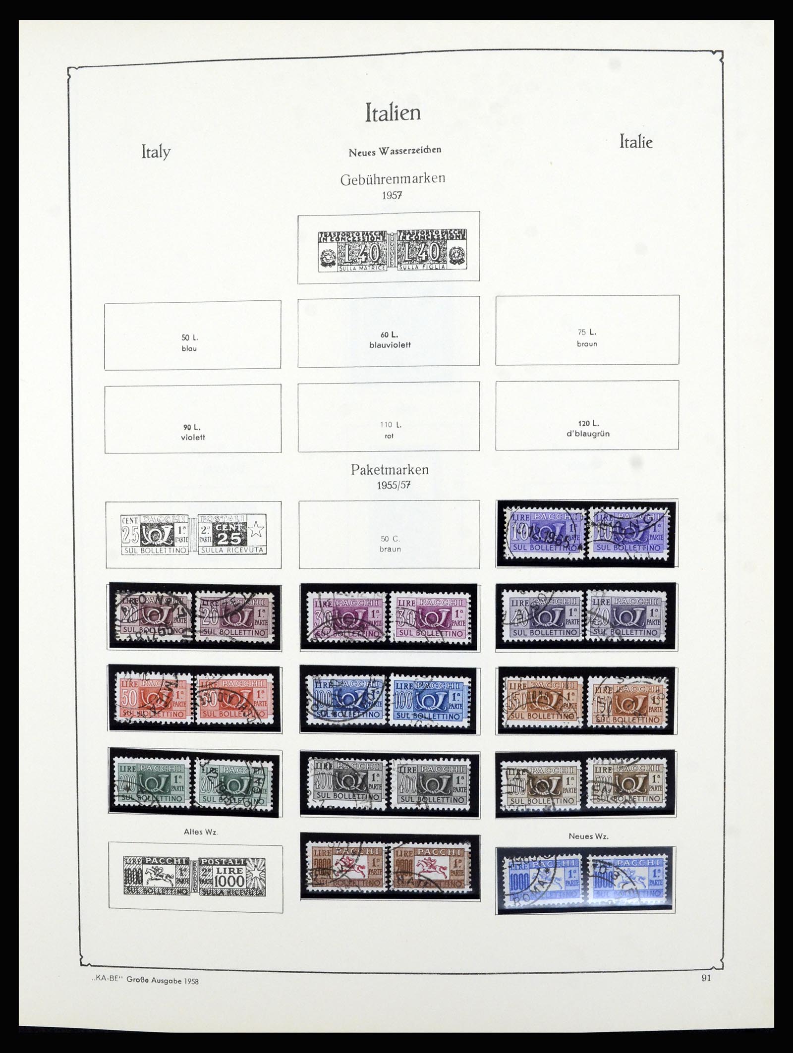 36632 090 - Postzegelverzameling 36632 Italy 1861-1977.