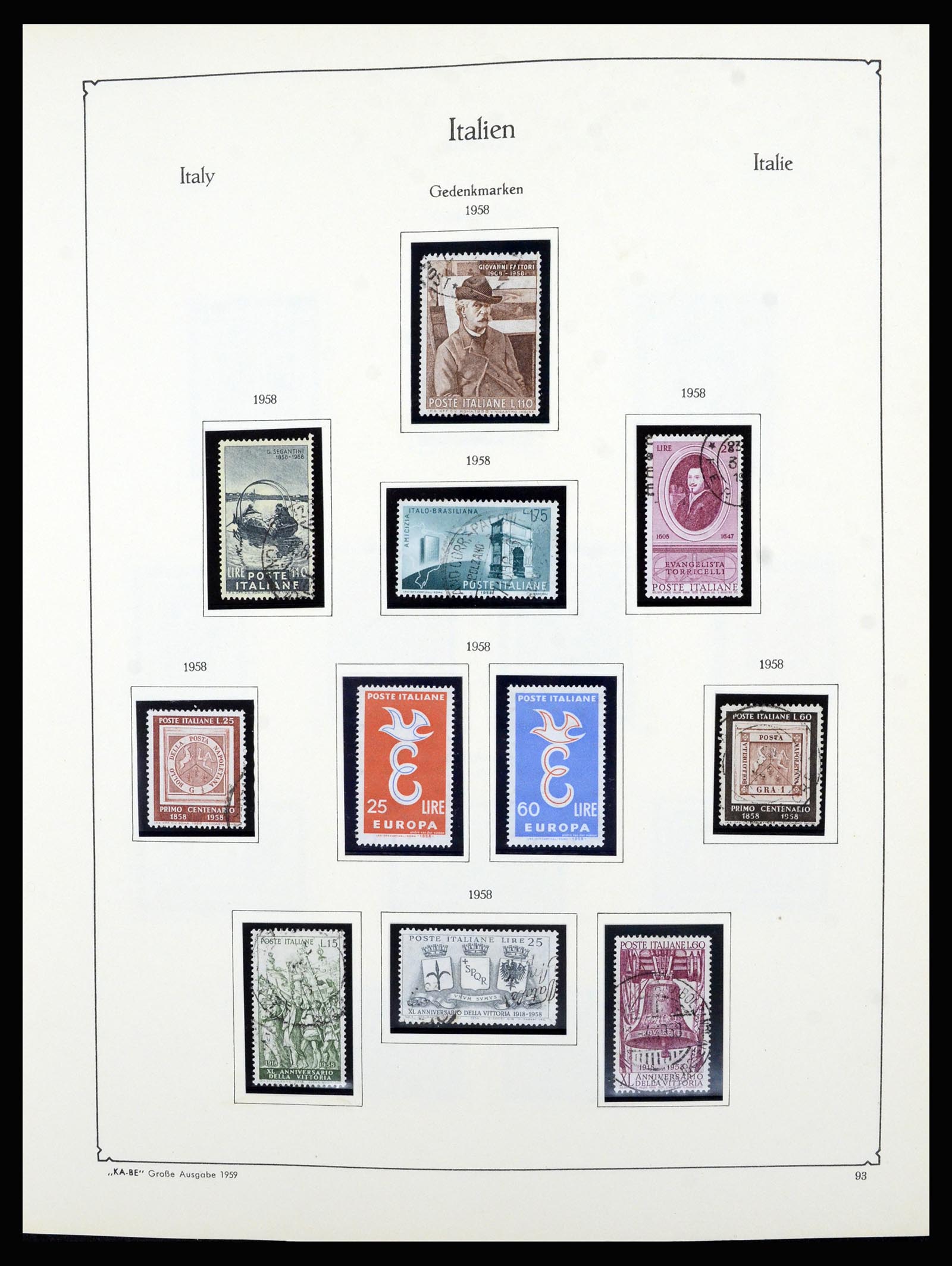 36632 092 - Postzegelverzameling 36632 Italy 1861-1977.