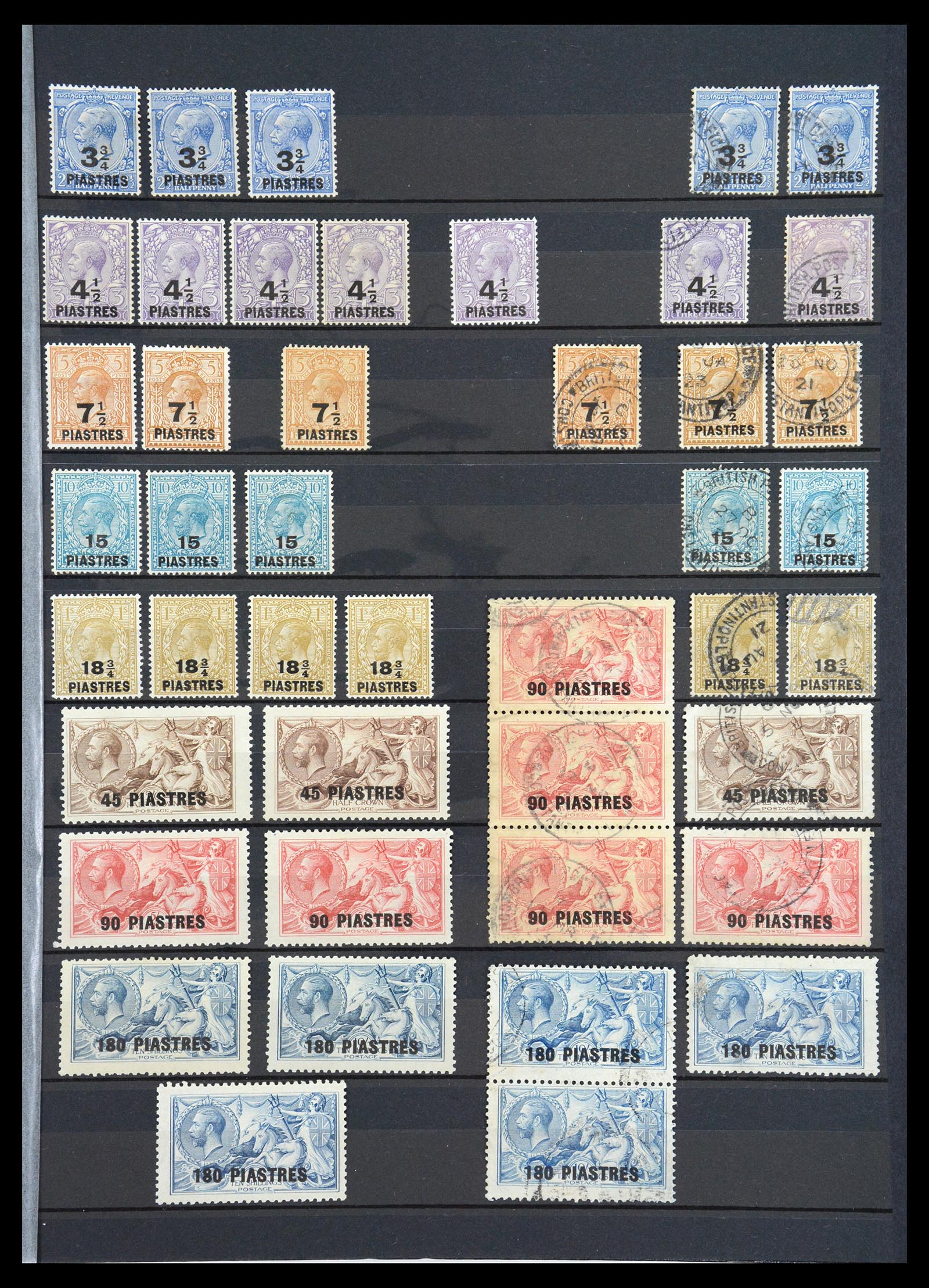 36645 010 - Stamp collection 36645 Brits Levant 1867-1923.