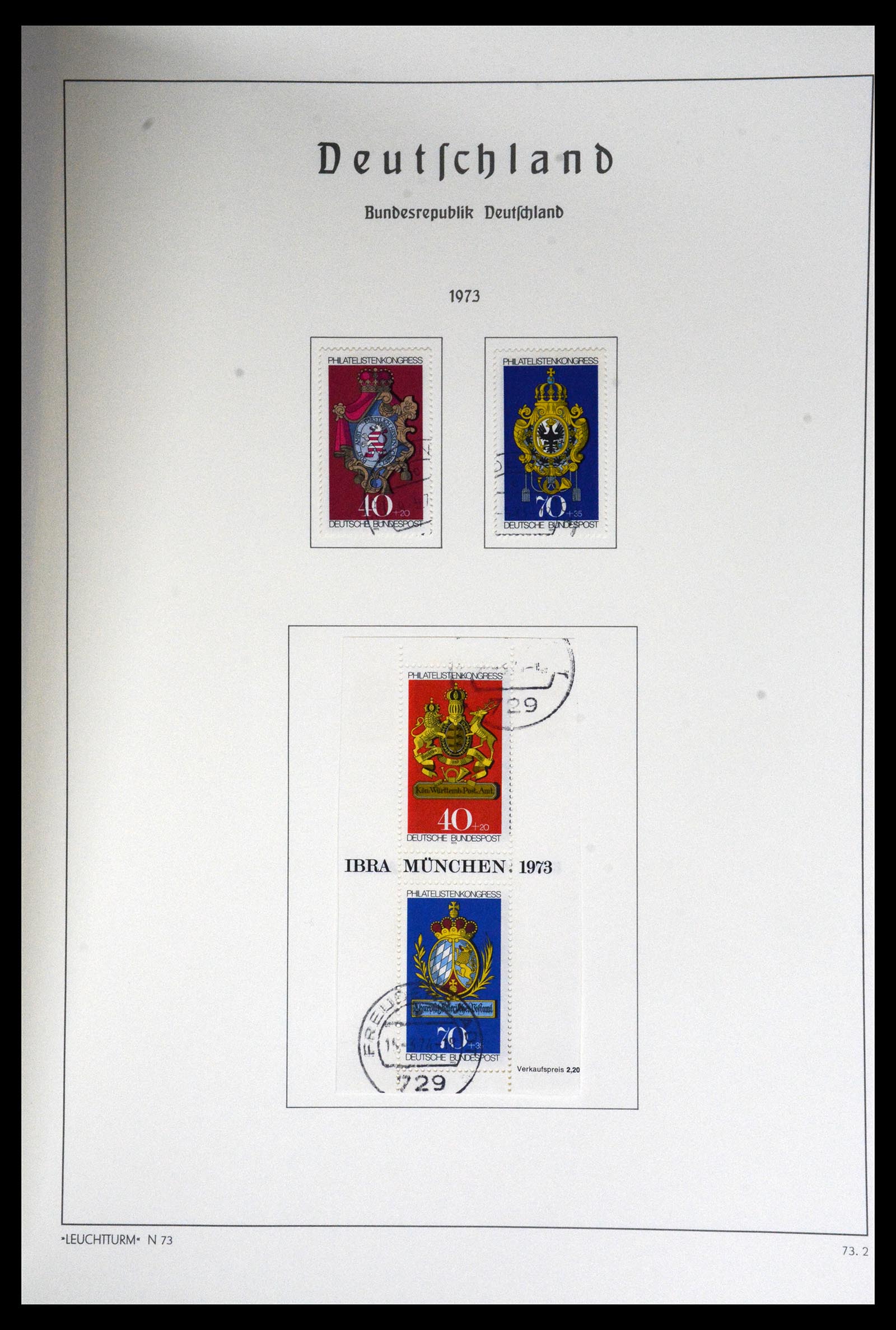 36688 154 - Postzegelverzameling 36688 Bundespost 1949-1977.