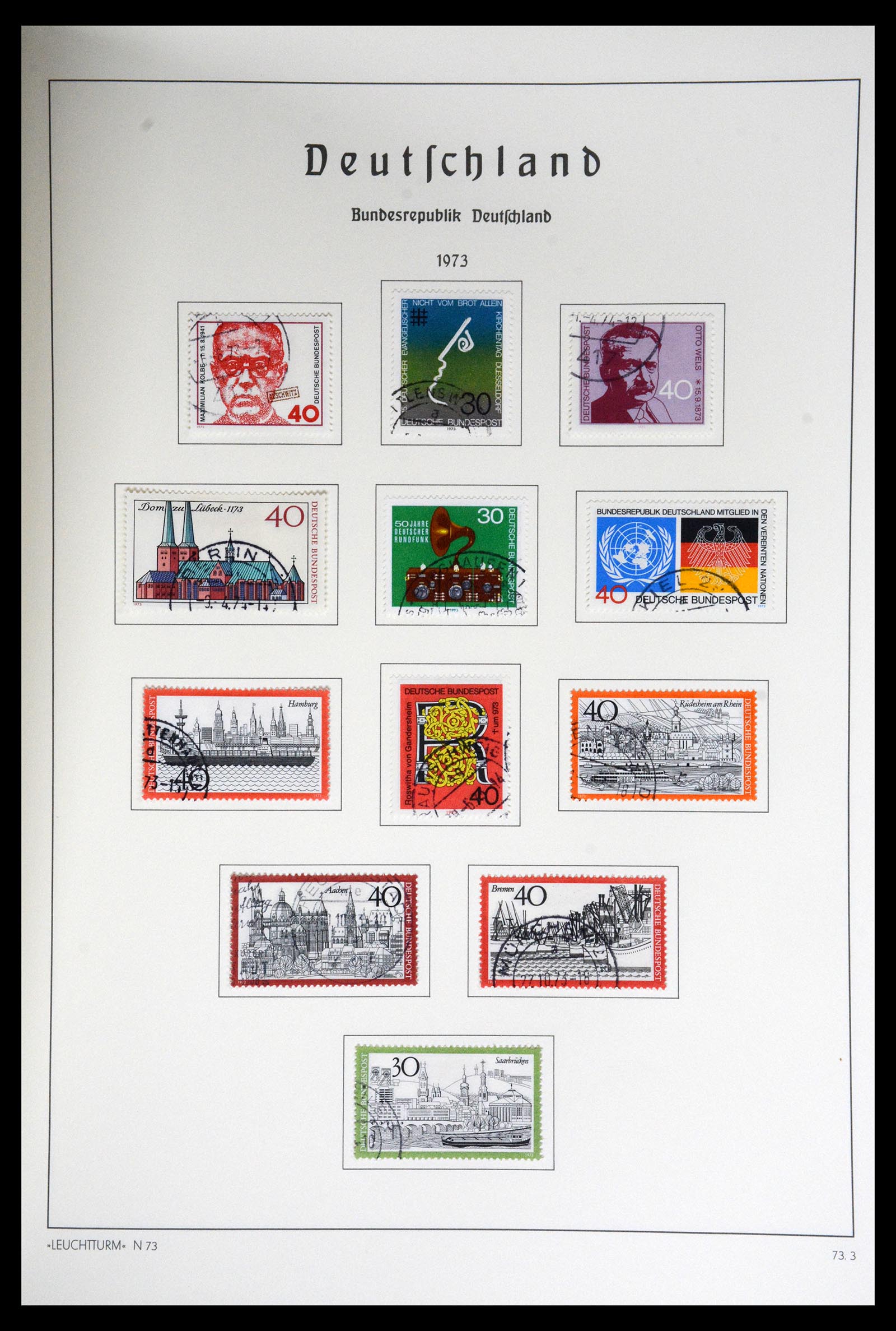 36688 157 - Postzegelverzameling 36688 Bundespost 1949-1977.