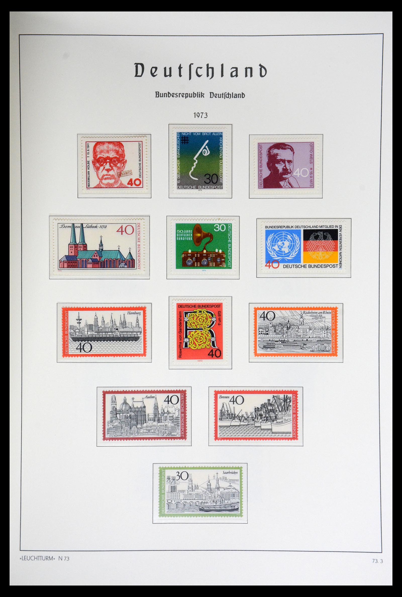 36688 158 - Postzegelverzameling 36688 Bundespost 1949-1977.