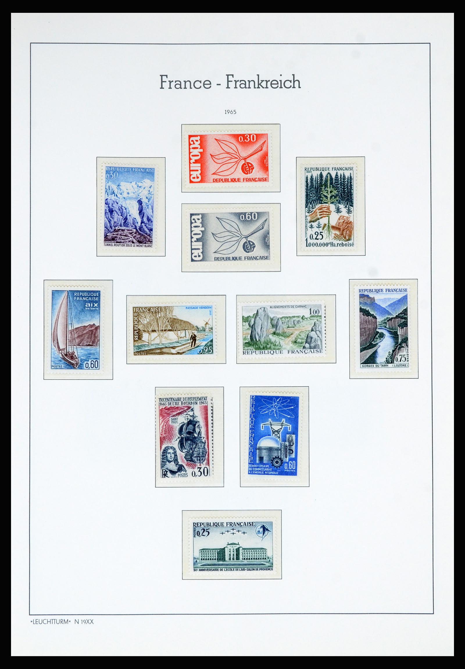 36694 121 - Postzegelverzameling 36694 Frankrijk 1863-2006.