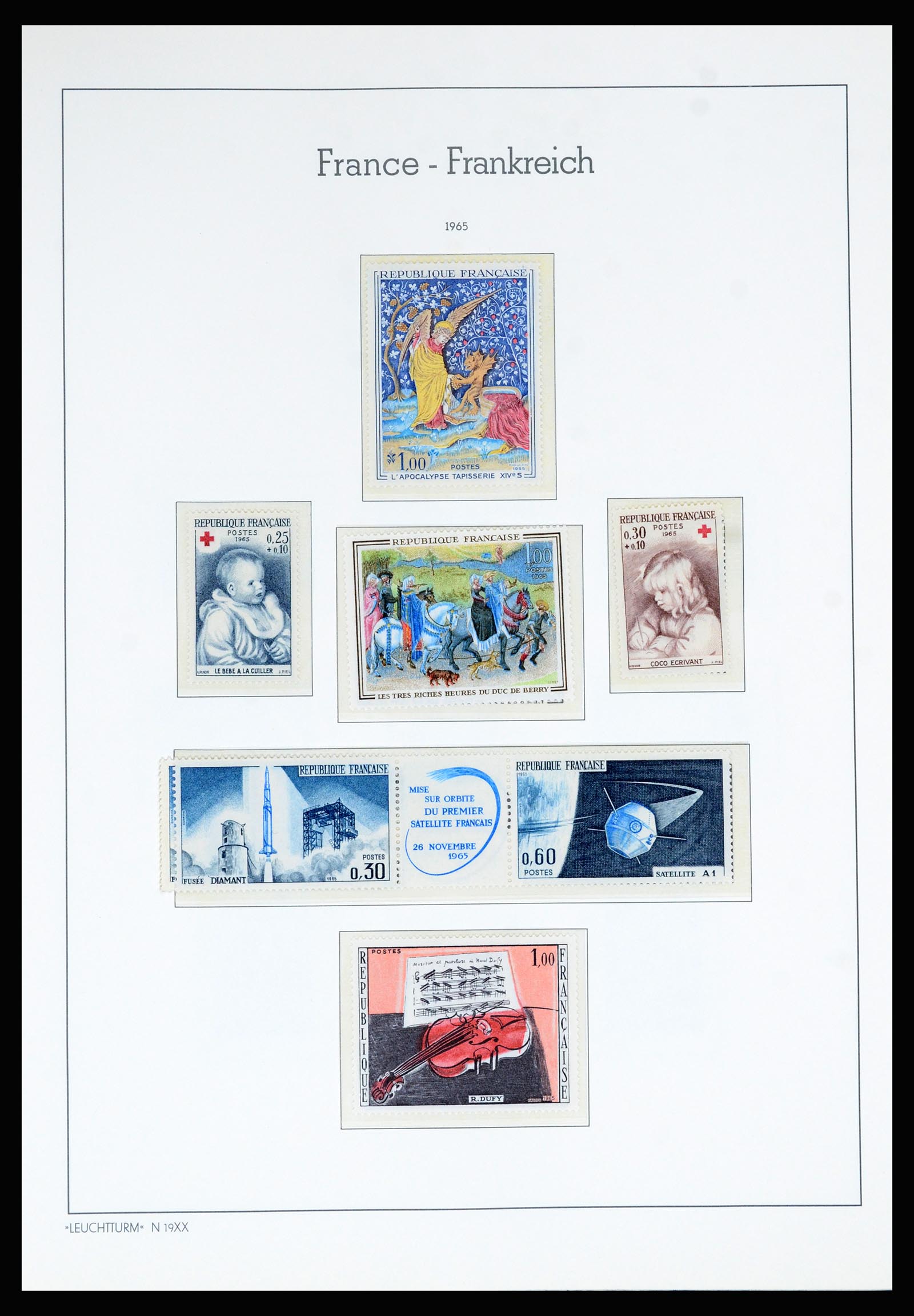 36694 122 - Postzegelverzameling 36694 Frankrijk 1863-2006.