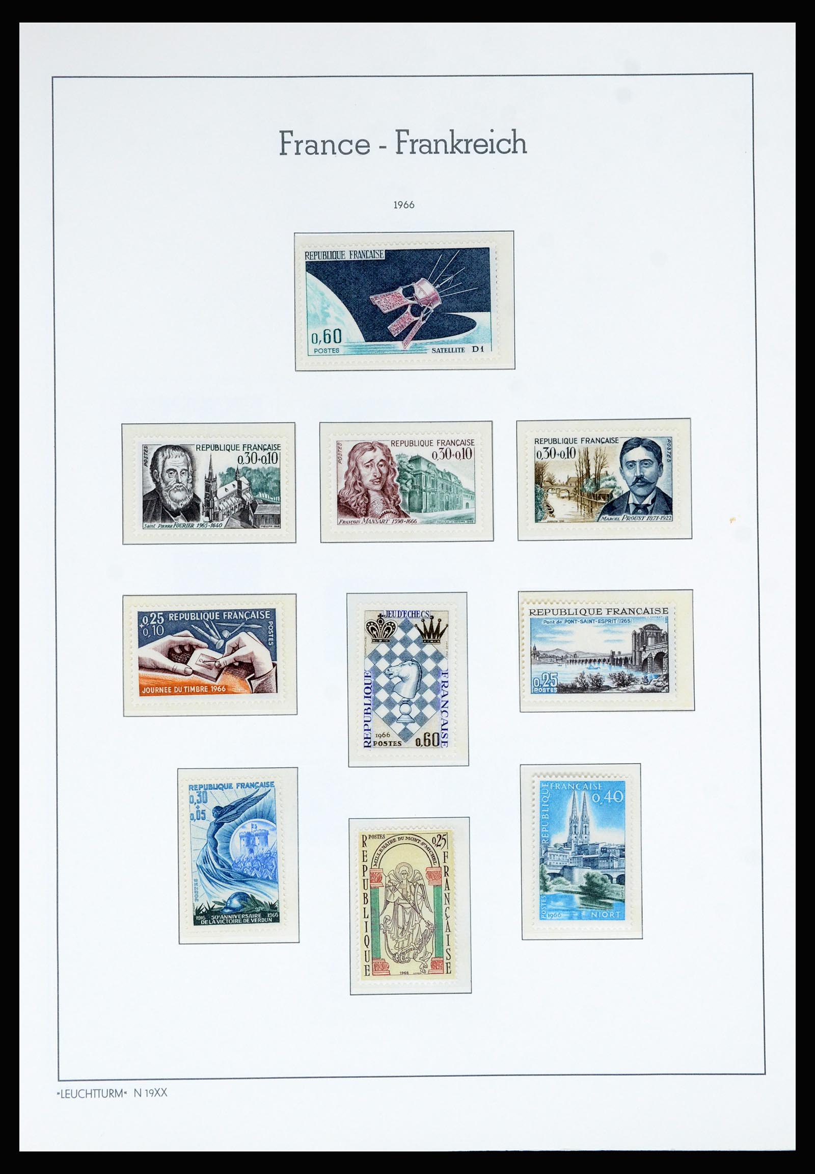 36694 123 - Postzegelverzameling 36694 Frankrijk 1863-2006.