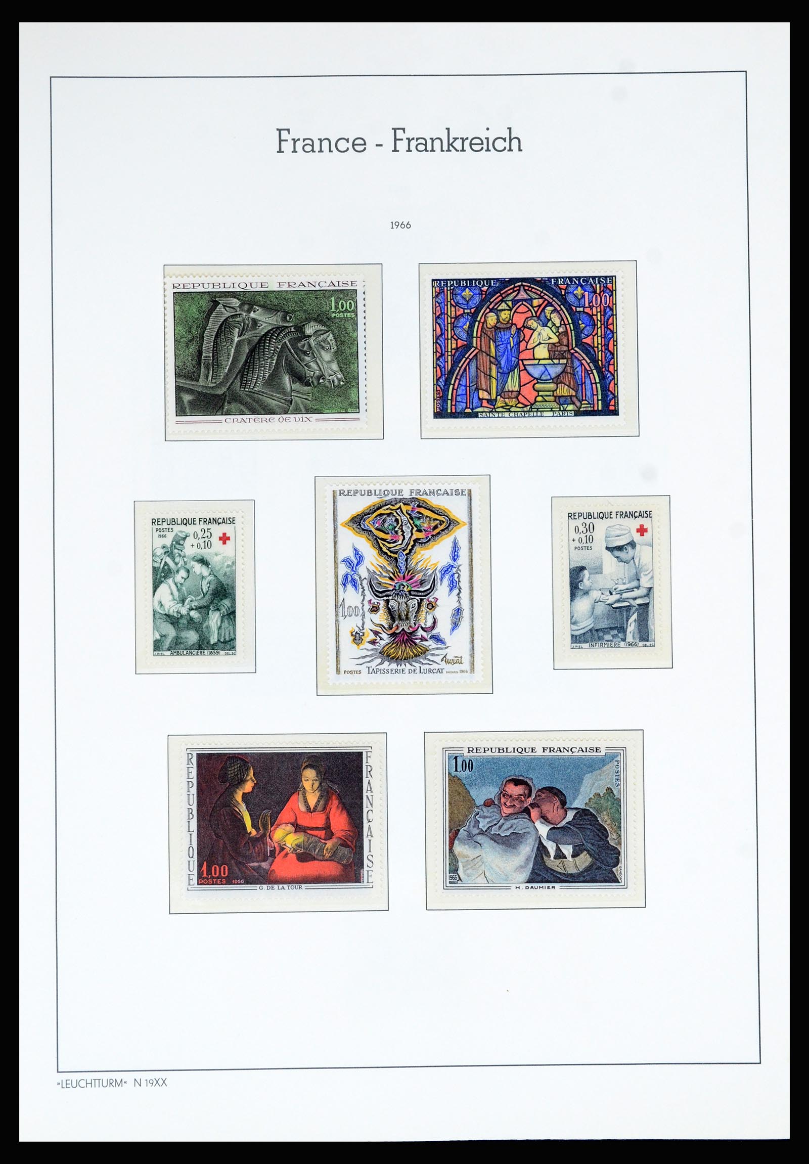 36694 125 - Postzegelverzameling 36694 Frankrijk 1863-2006.