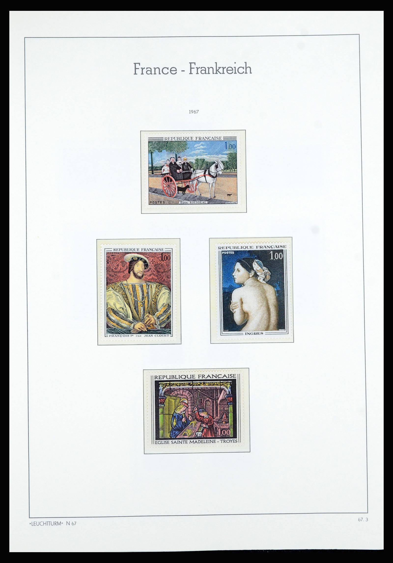 36694 130 - Postzegelverzameling 36694 Frankrijk 1863-2006.