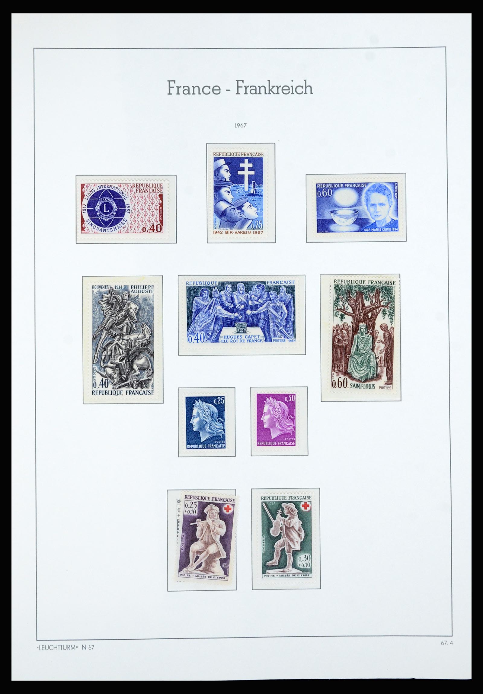36694 131 - Postzegelverzameling 36694 Frankrijk 1863-2006.