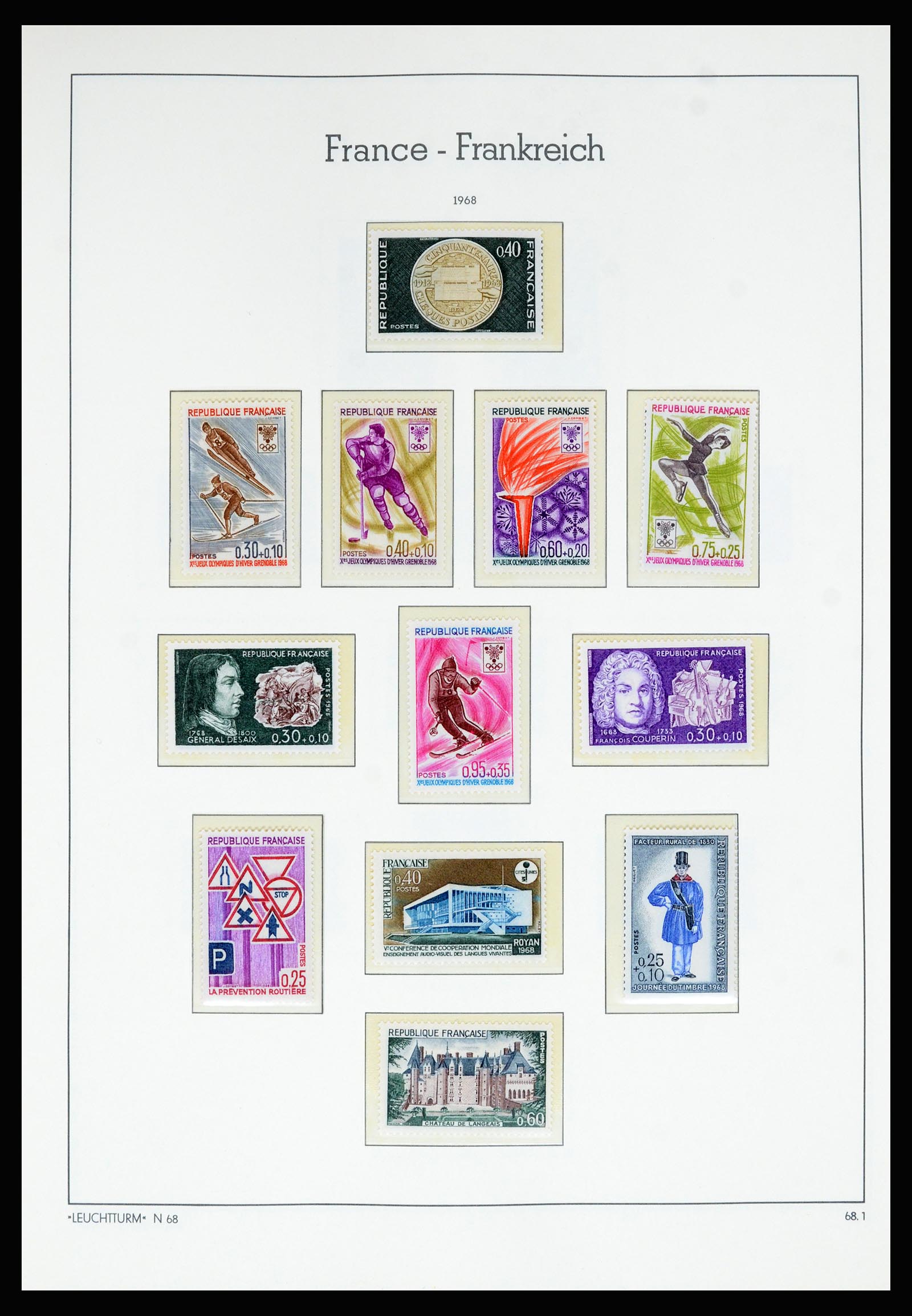 36694 132 - Postzegelverzameling 36694 Frankrijk 1863-2006.