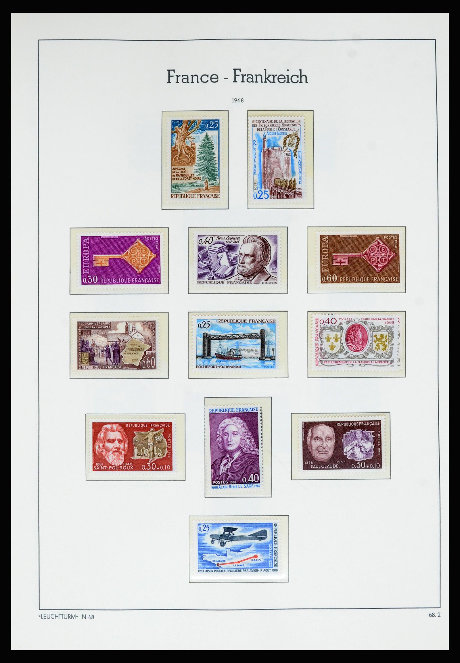 36694 133 - Postzegelverzameling 36694 Frankrijk 1863-2006.