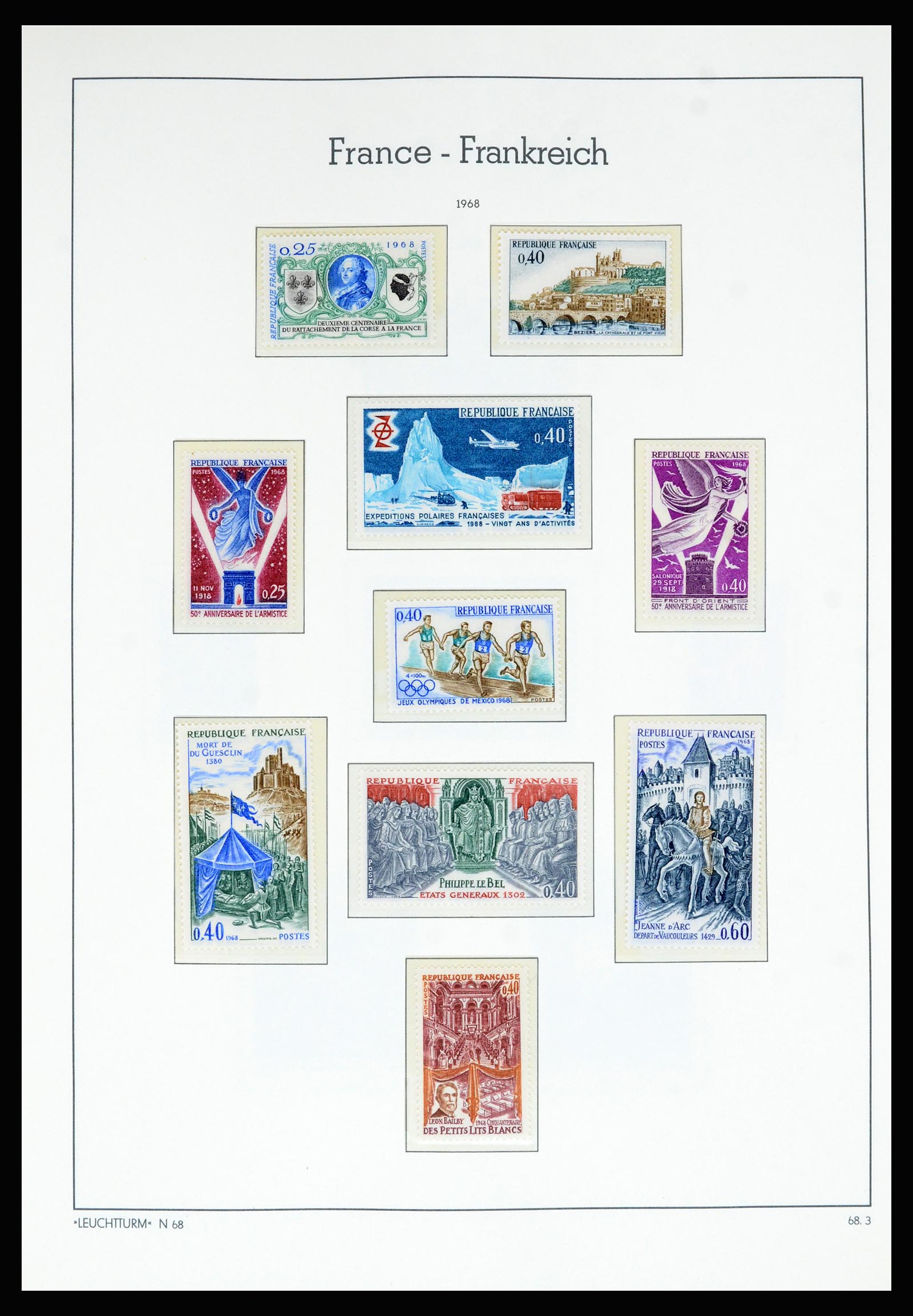 36694 134 - Postzegelverzameling 36694 Frankrijk 1863-2006.
