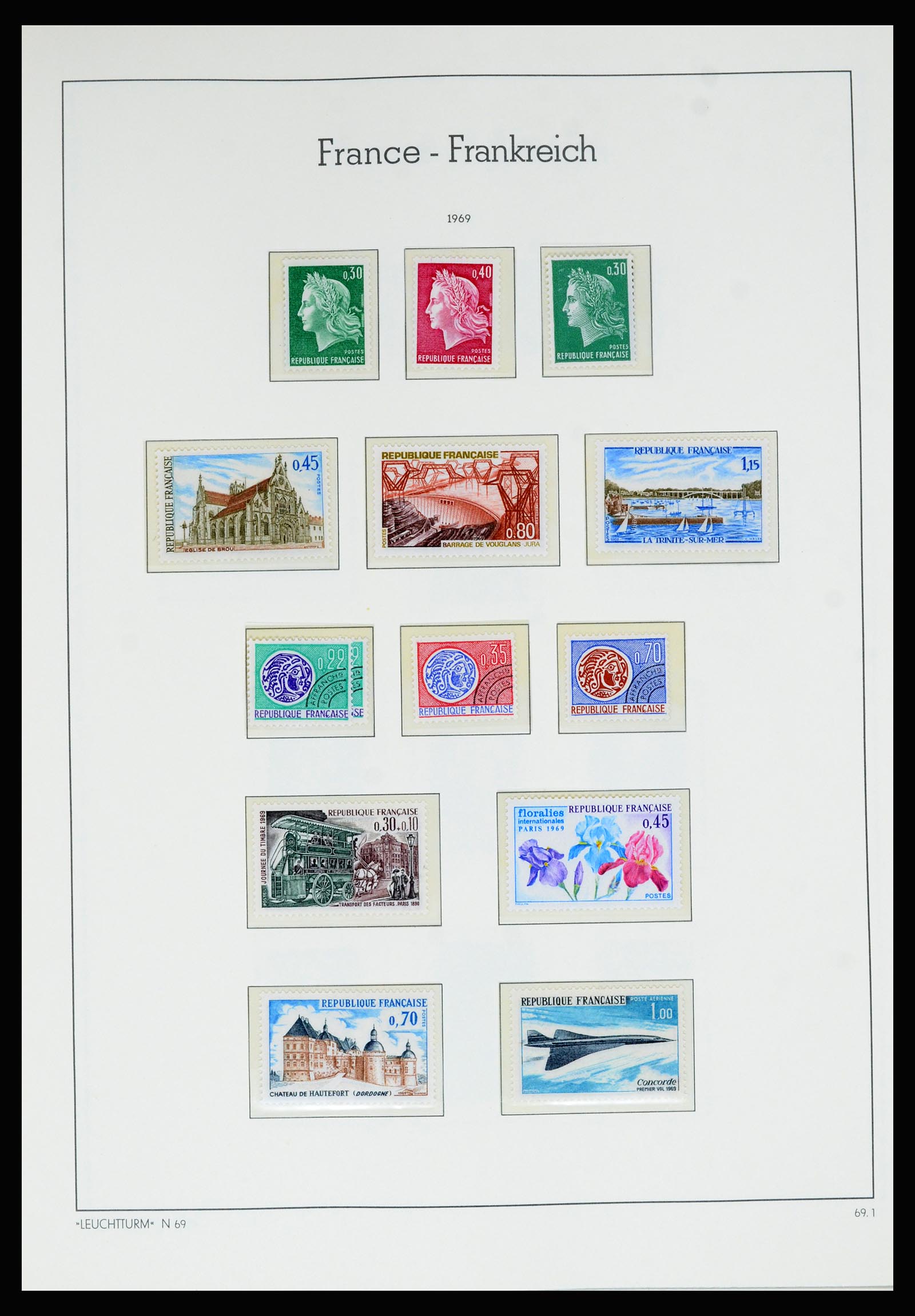 36694 136 - Postzegelverzameling 36694 Frankrijk 1863-2006.