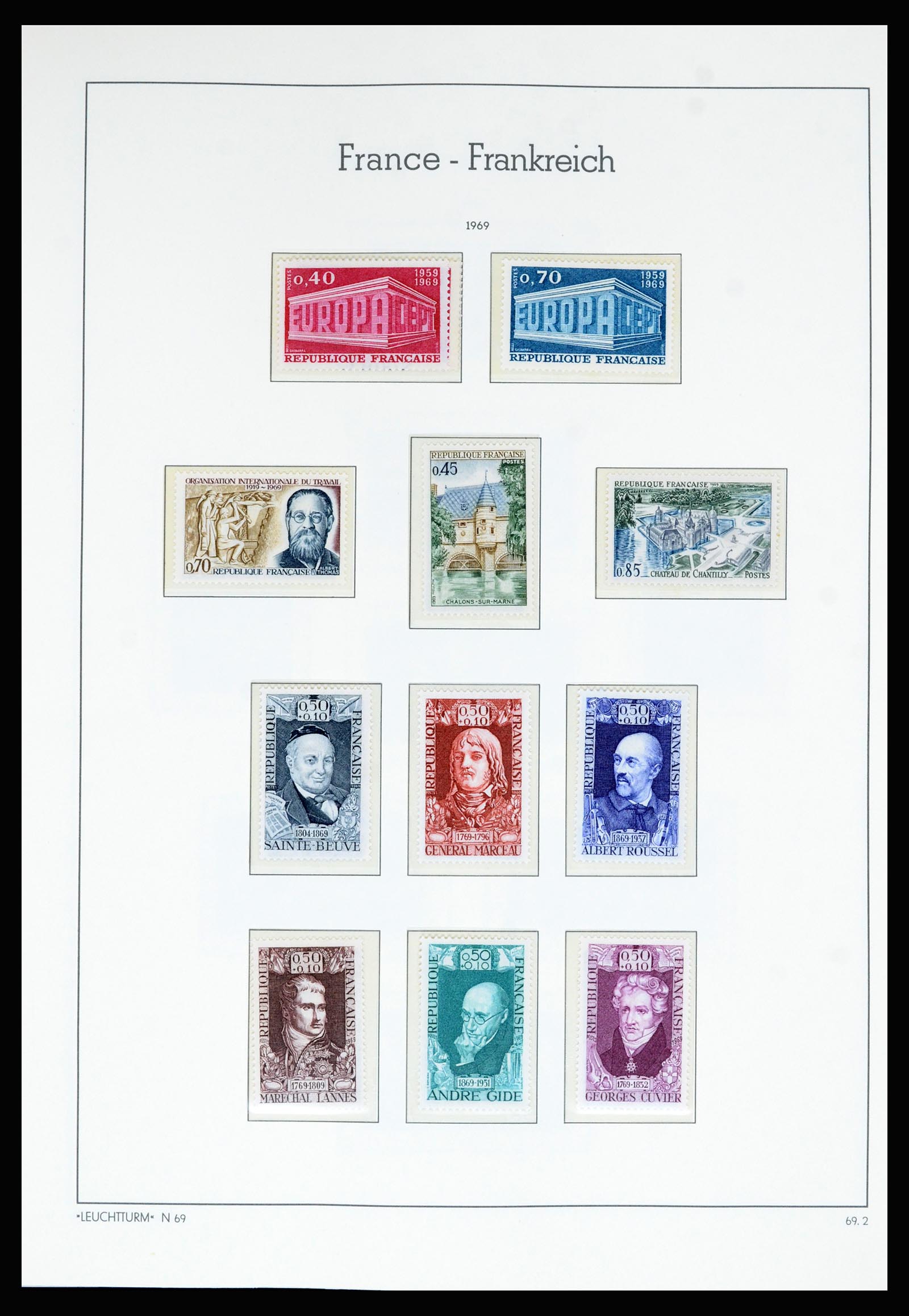 36694 137 - Postzegelverzameling 36694 Frankrijk 1863-2006.