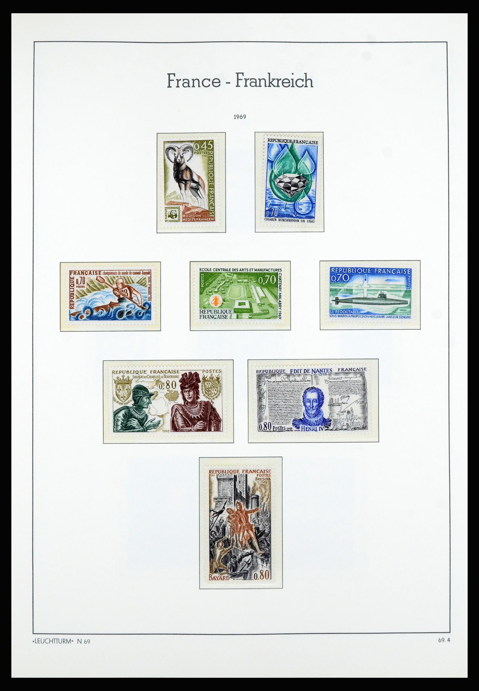 36694 139 - Postzegelverzameling 36694 Frankrijk 1863-2006.