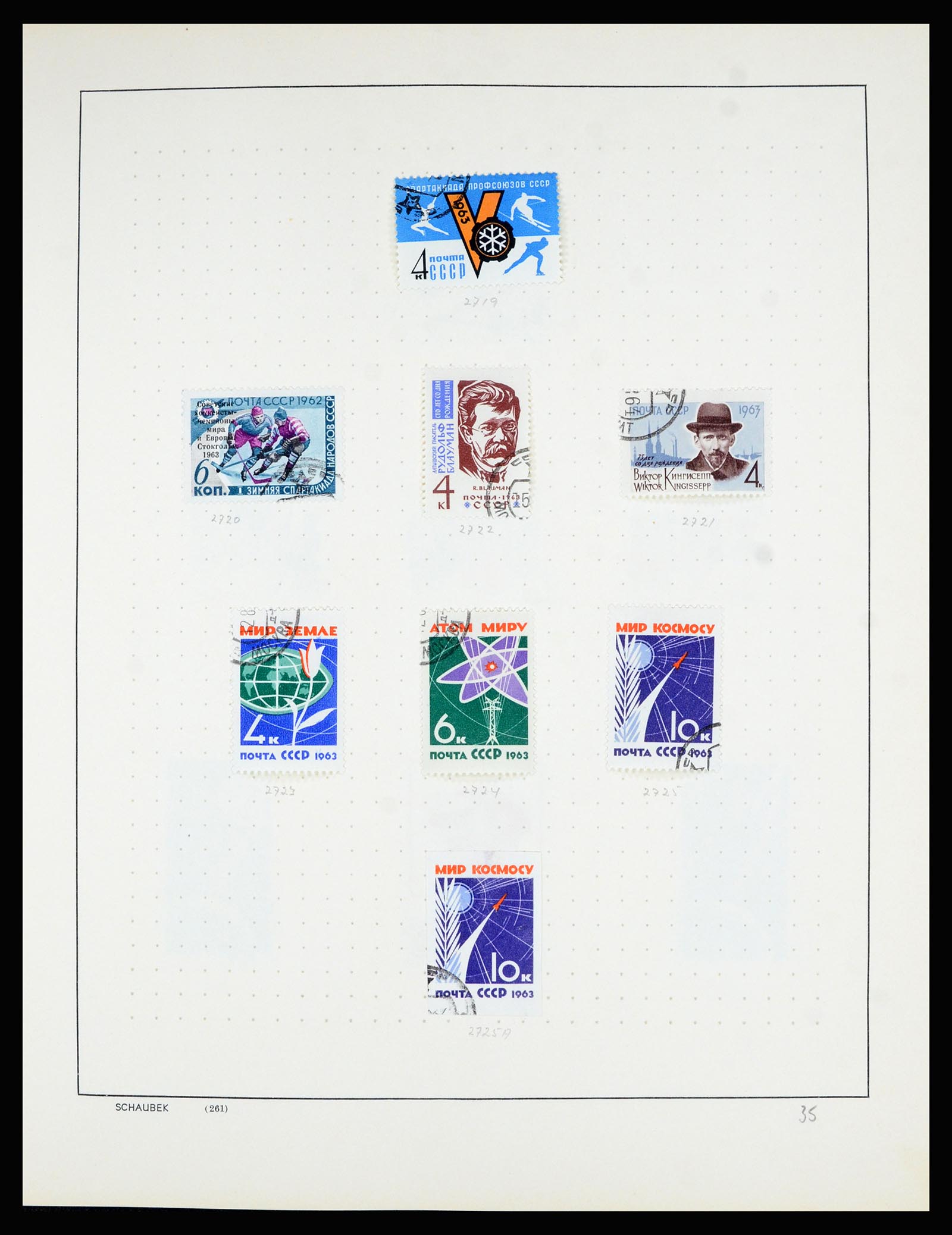 36711 111 - Postzegelverzameling 36711 Rusland 1956-1969.