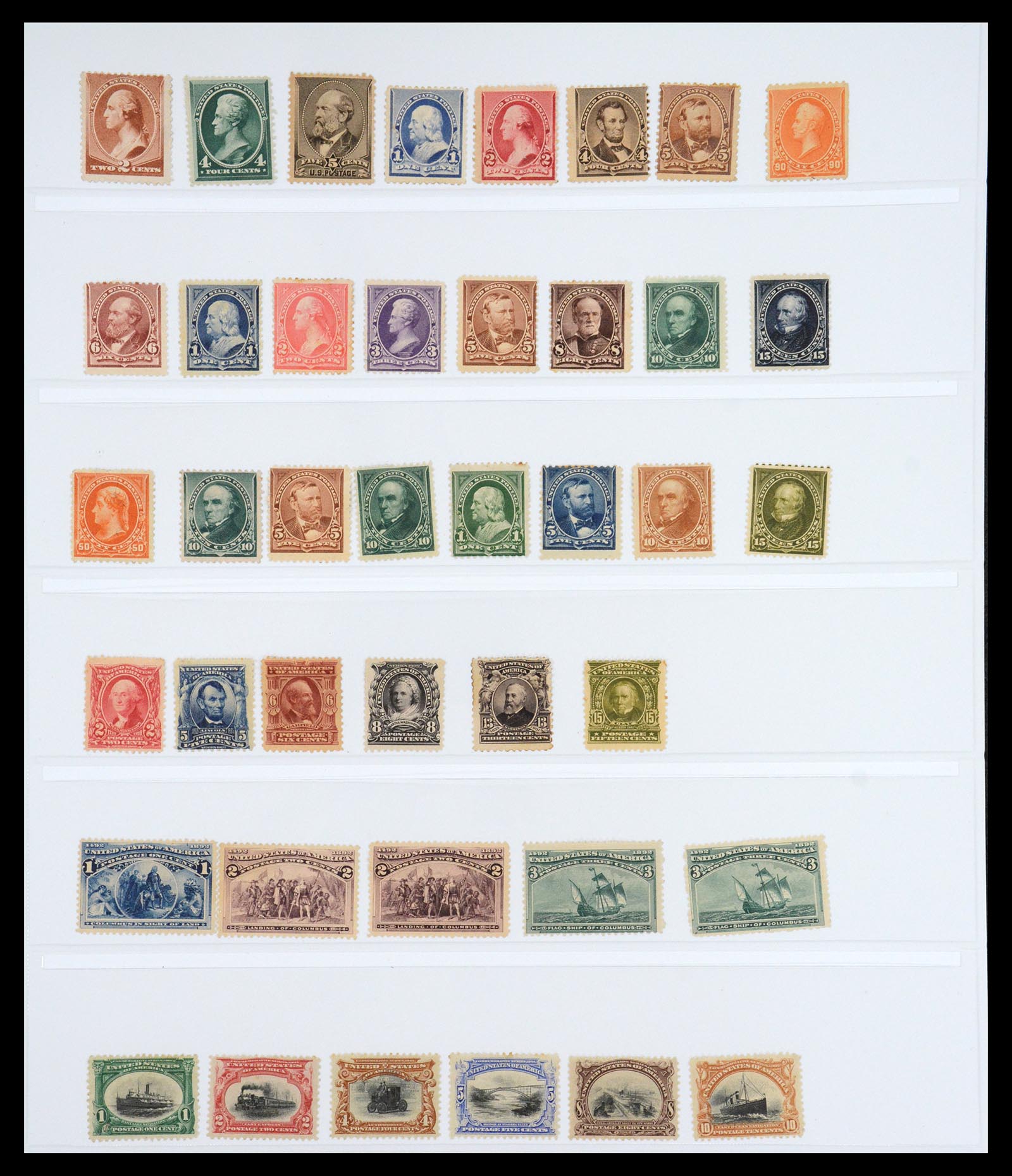 36730 002 - Stamp collection 36730 USA key items 1947-1918.