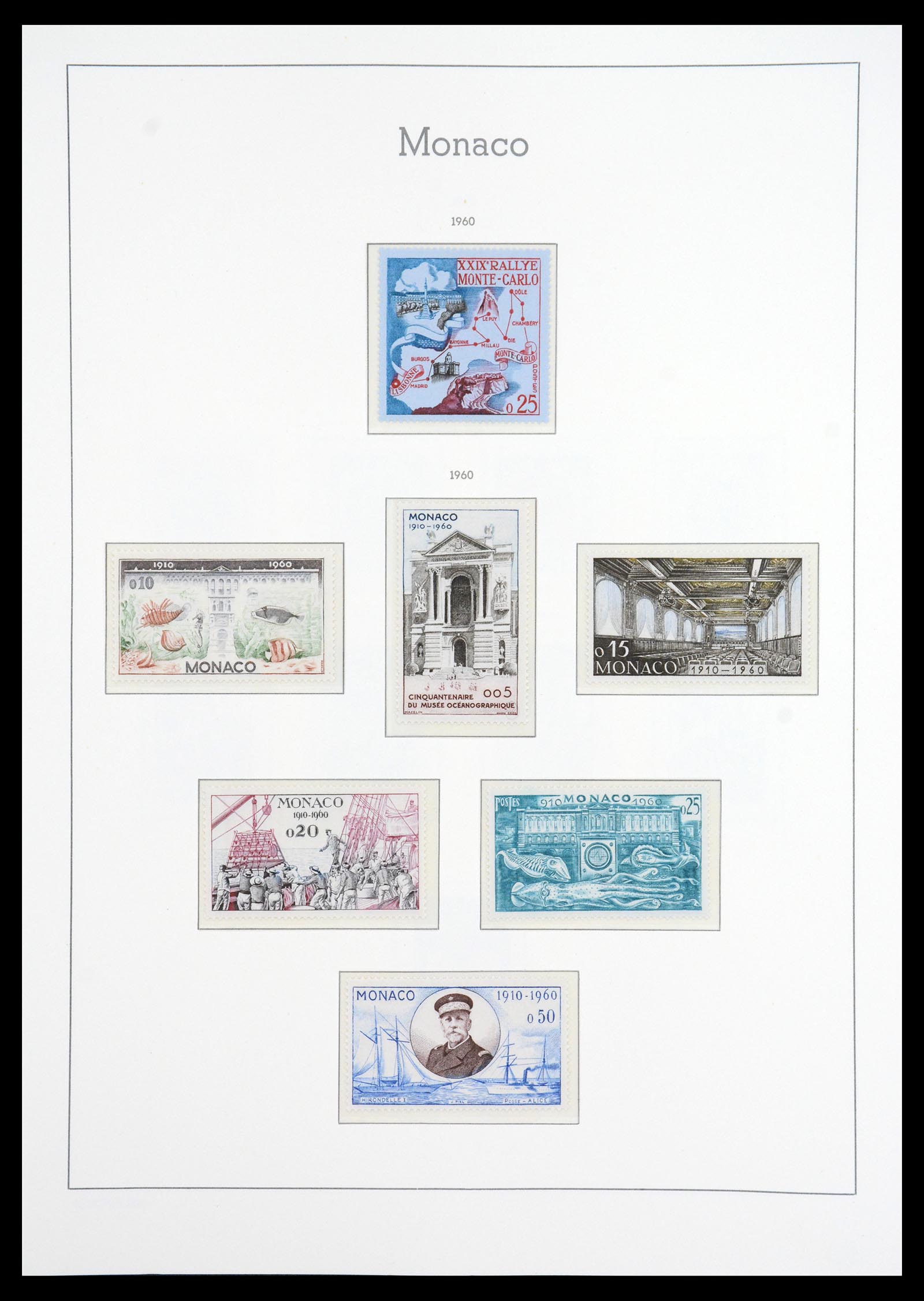 36735 071 - Stamp collection 36735 Monaco 1885-1966.