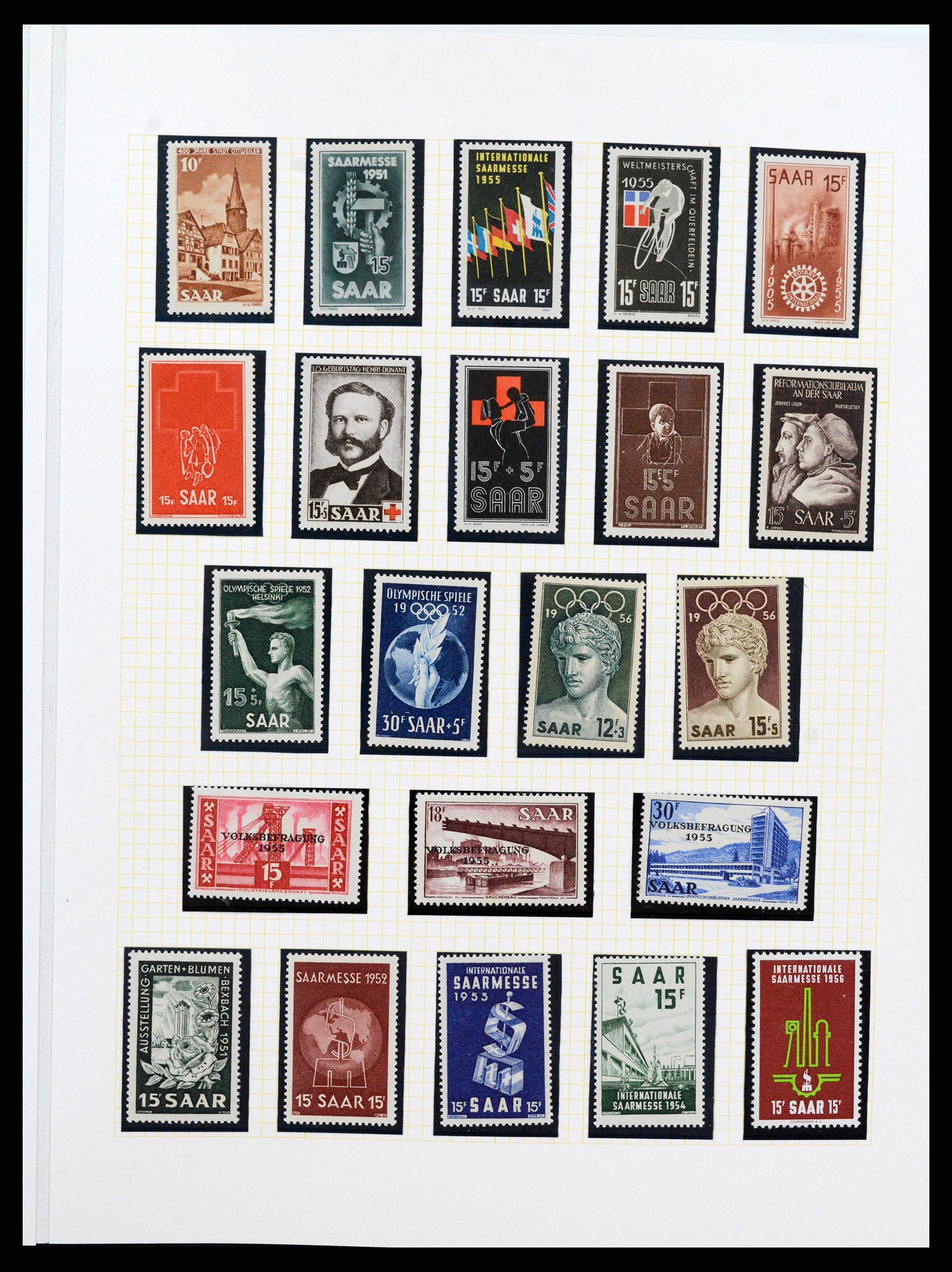 36771 061 - Postzegelverzameling 36771 Duitsland 1945-1970.