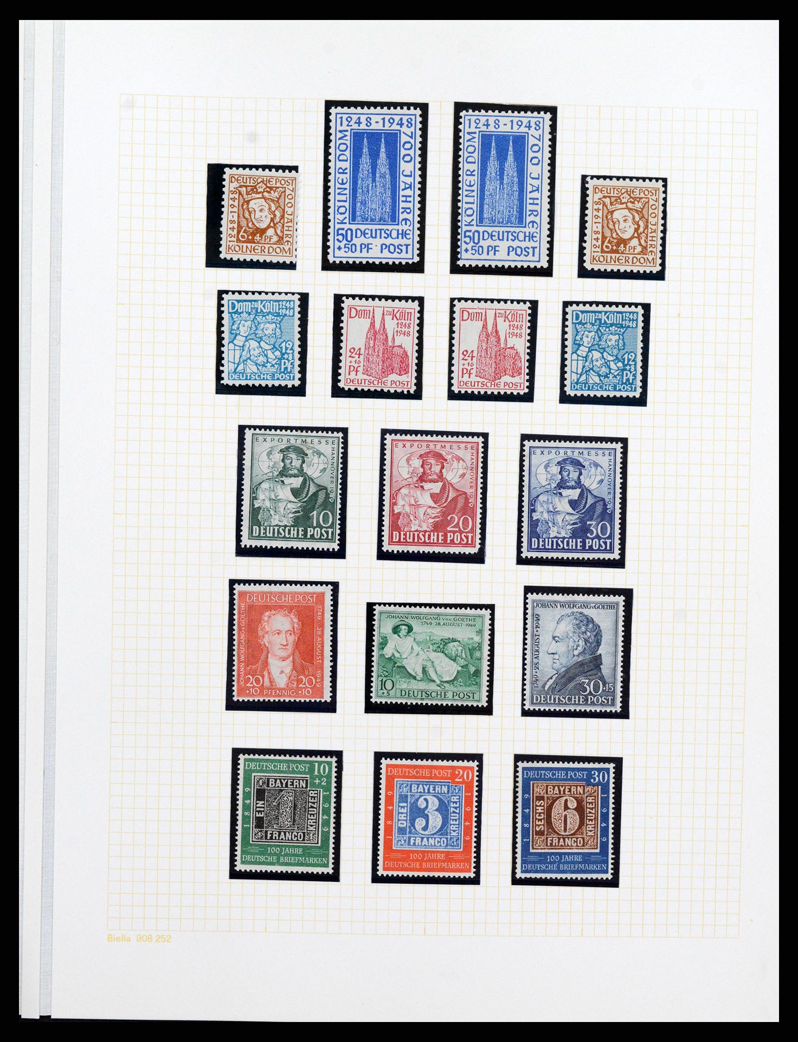 36771 067 - Postzegelverzameling 36771 Duitsland 1945-1970.