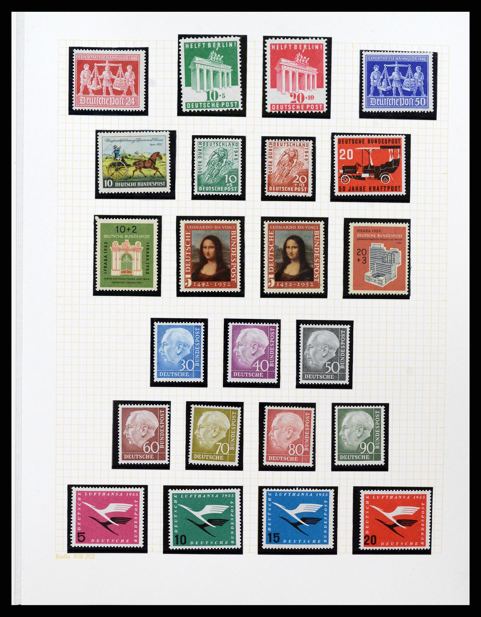 36771 068 - Postzegelverzameling 36771 Duitsland 1945-1970.