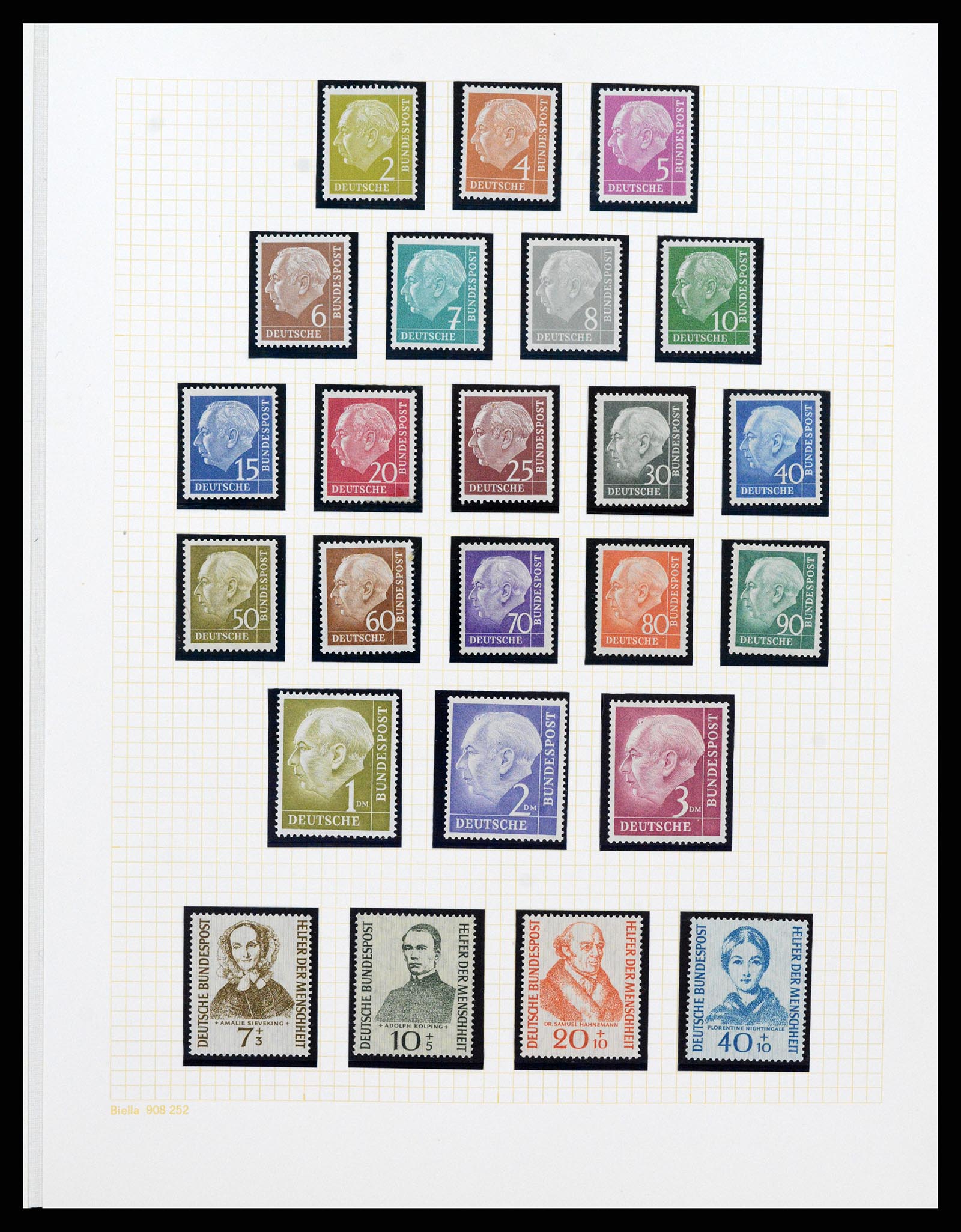 36771 069 - Postzegelverzameling 36771 Duitsland 1945-1970.